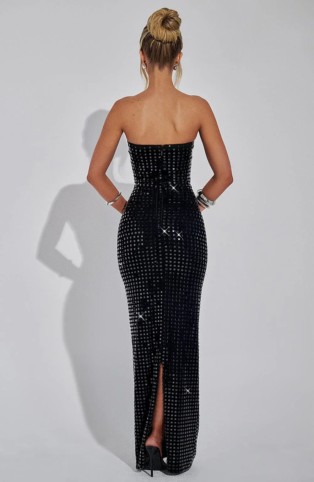 Neriah Maxi Dress - Black - luluinthesky