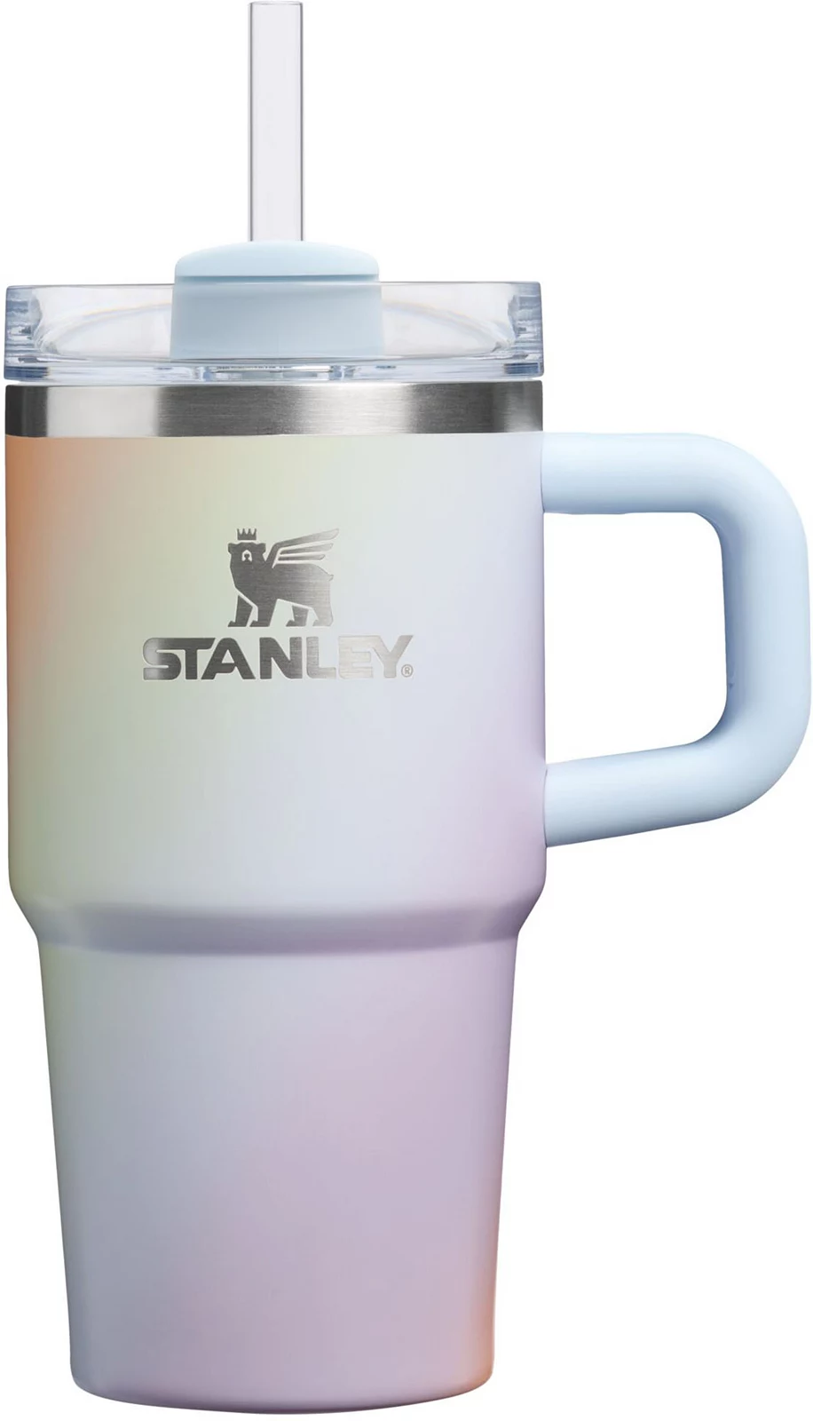 Stanley 20 oz. Quencher H2.0 FlowState Tumbler with Handle - Sunrise Spiral