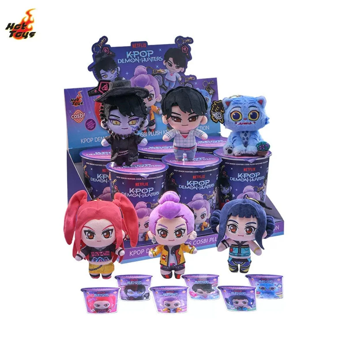 Hot Toys Cosbi - KPop Demon Hunters Plush Keychain Blind Box (1pc)