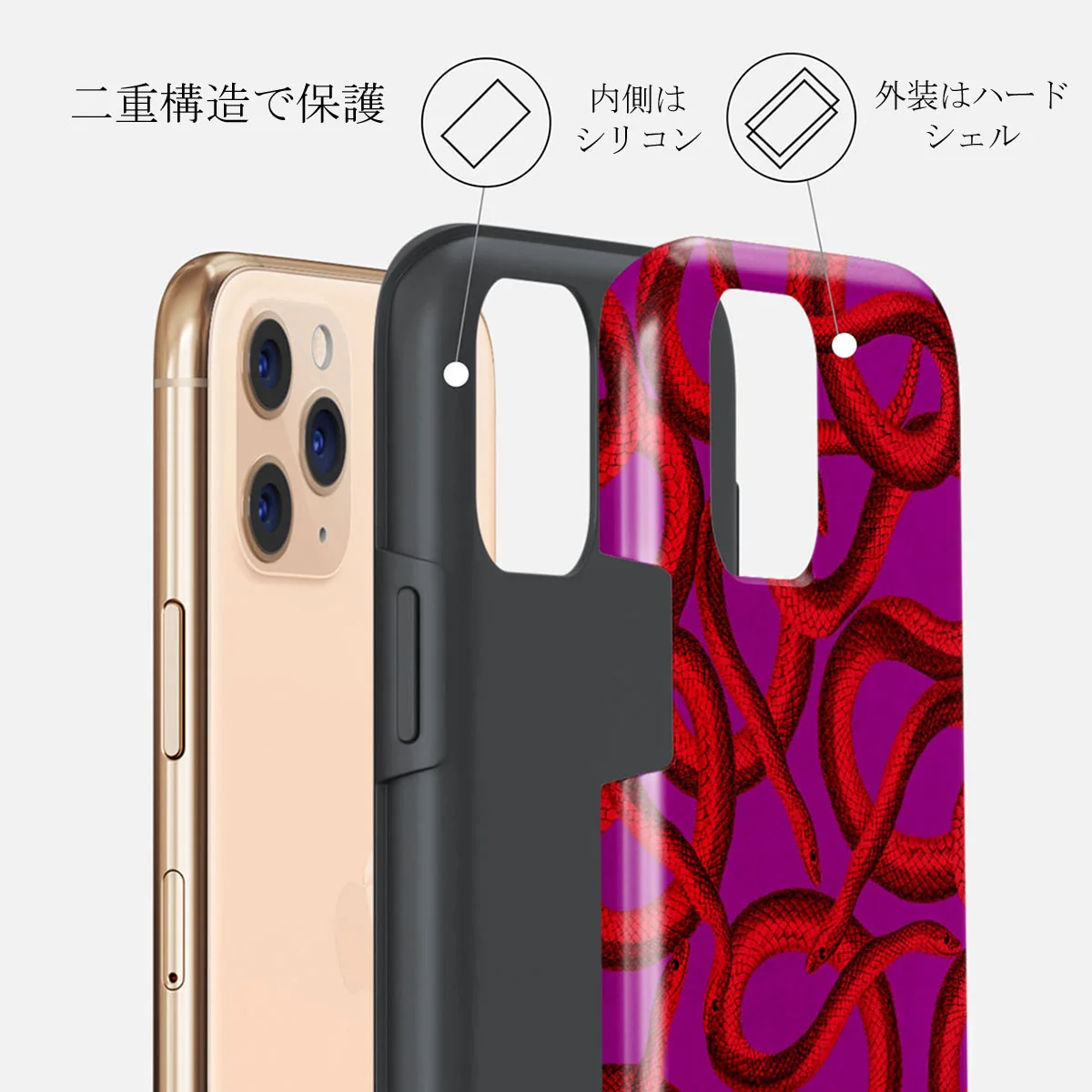 Watch Out - iPhone 11 Pro ケース