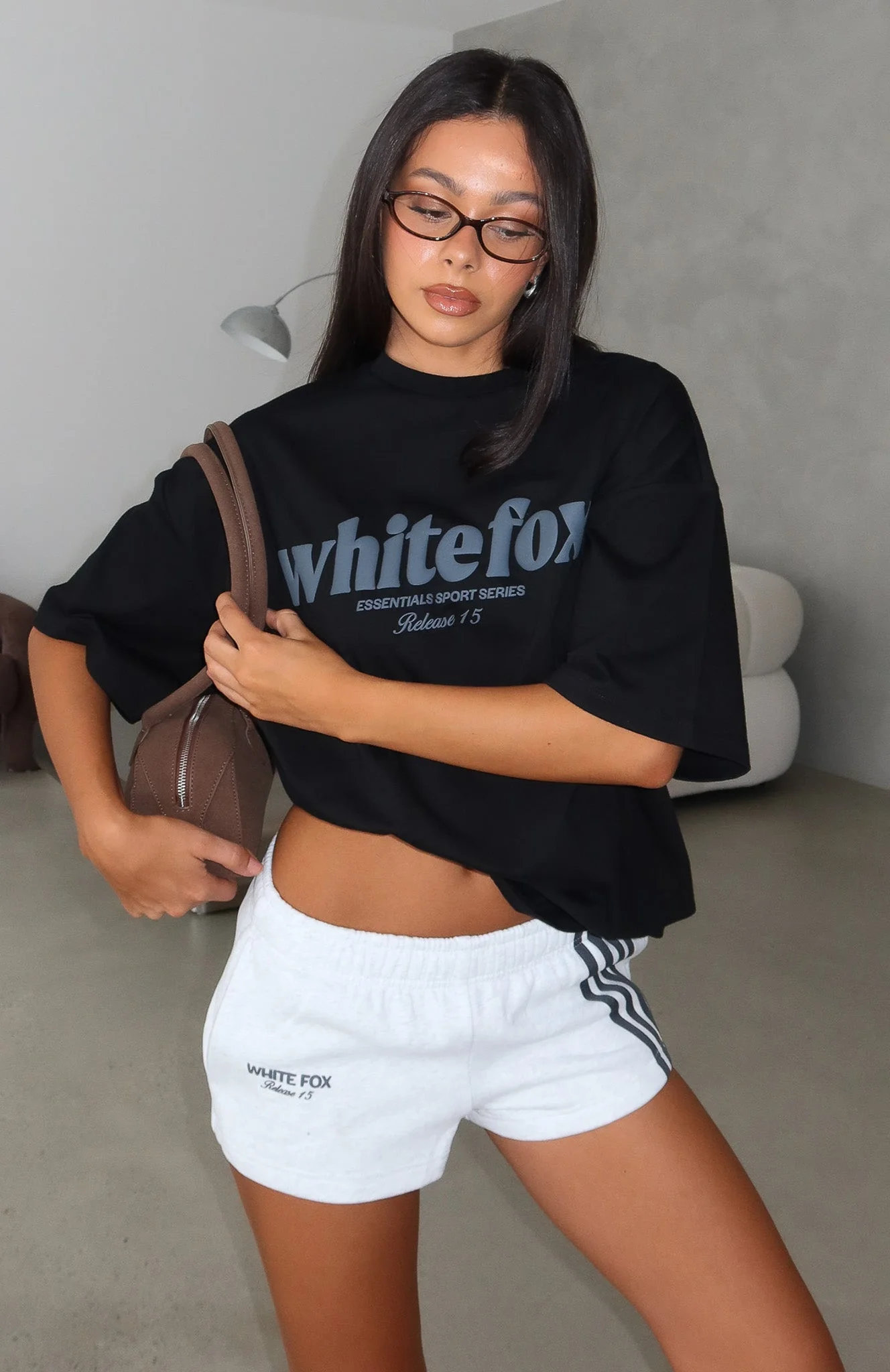 Release 15 Kiana Oversized Tee Black