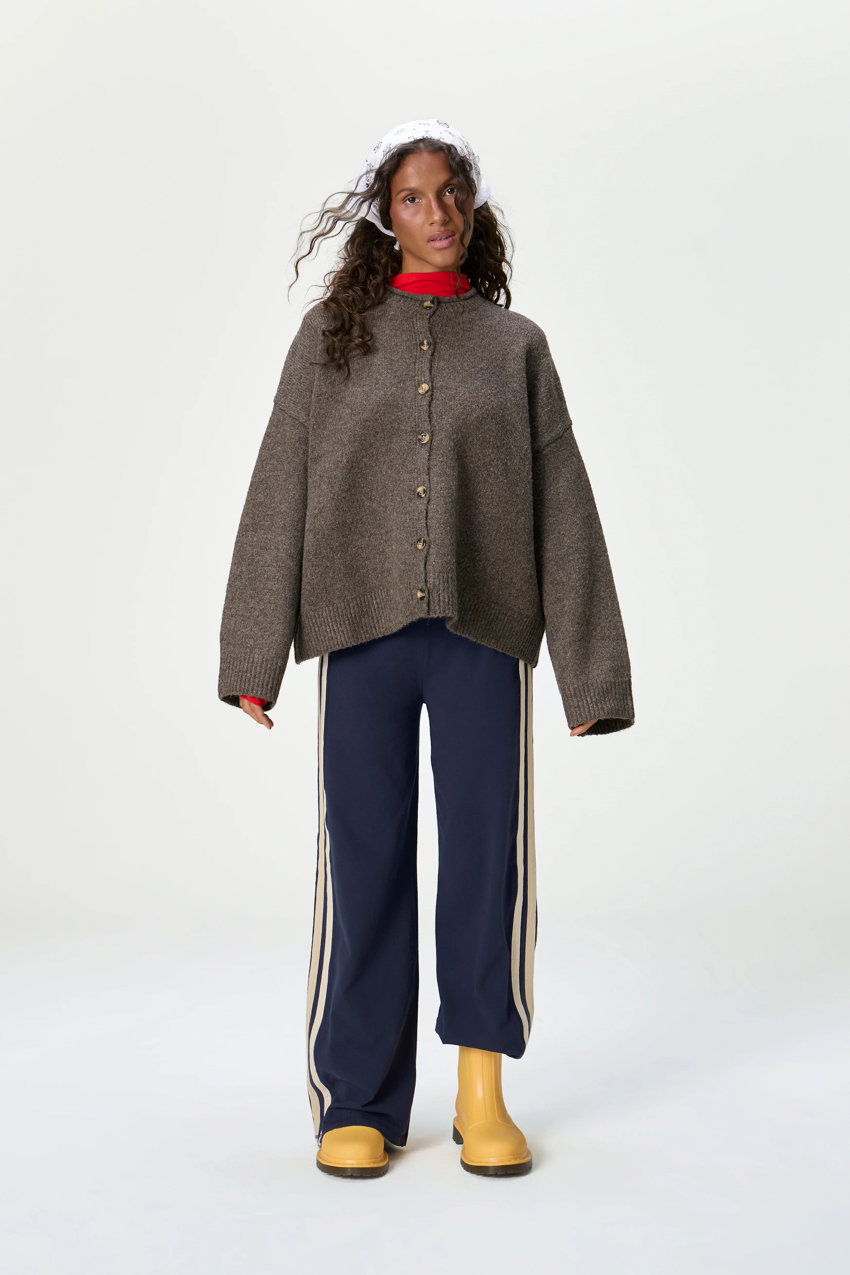 Jones Cardigan in Chocolate Brown