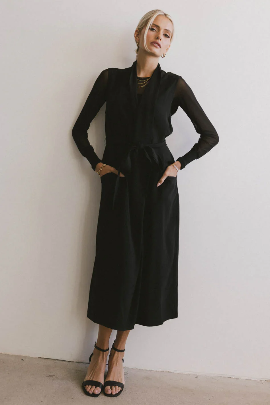 River Collared Midi Dress