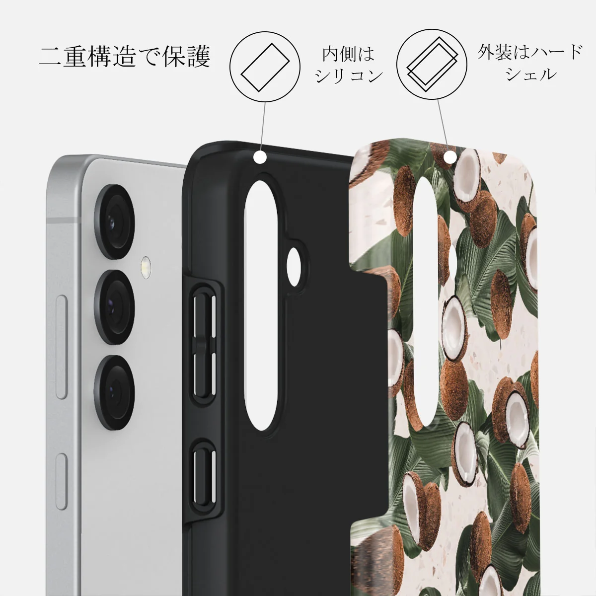 Coconut Crush - Samsung Galaxy S25 ケース