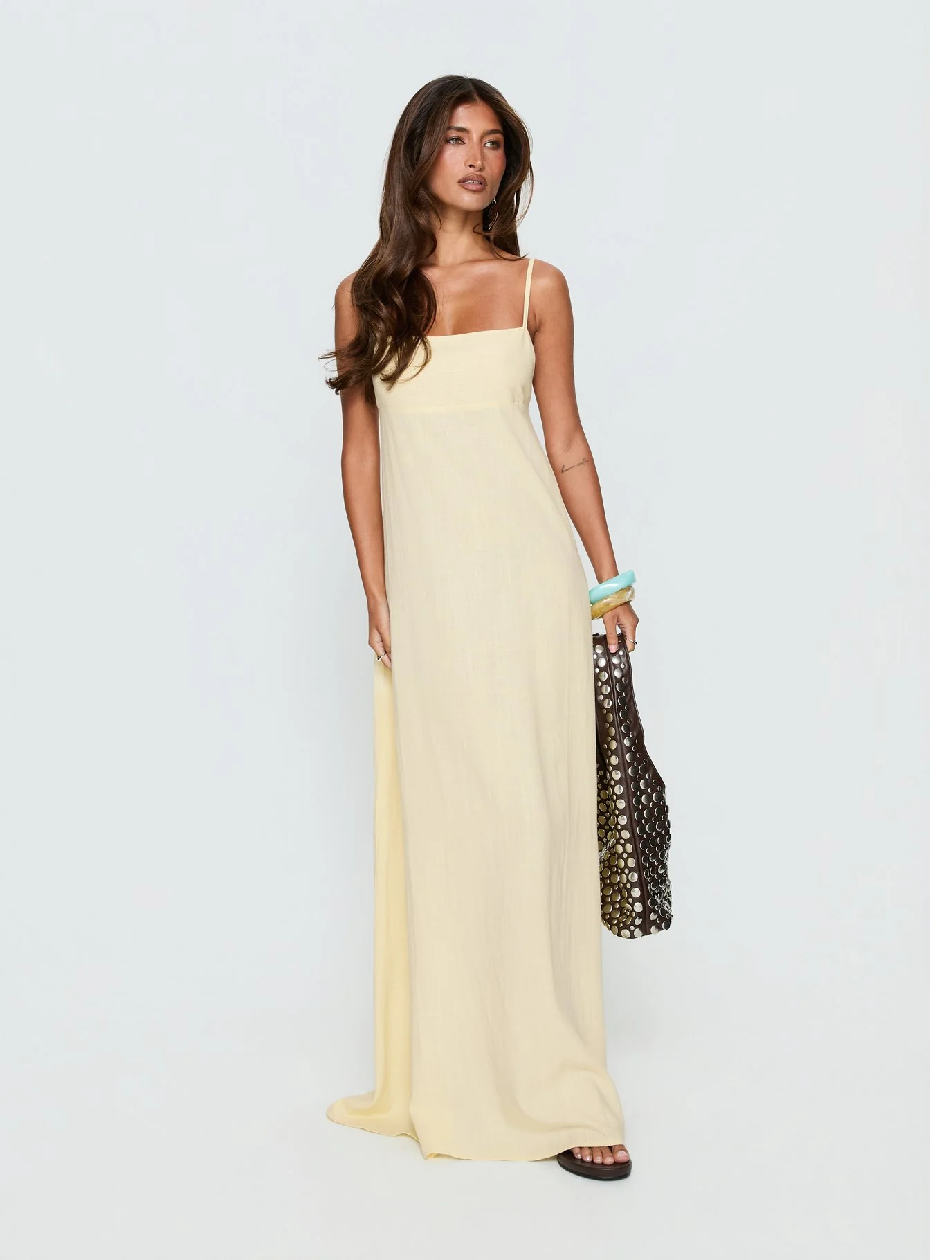 Solie Tie Back Maxi Dress Butter