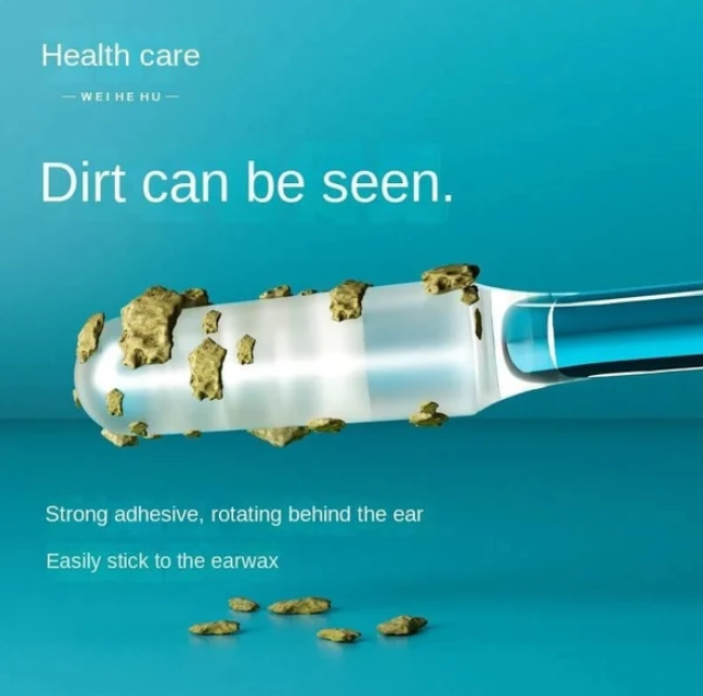 Sticky Ear Cleaning Sticks -Gentle, Visible Ear Care