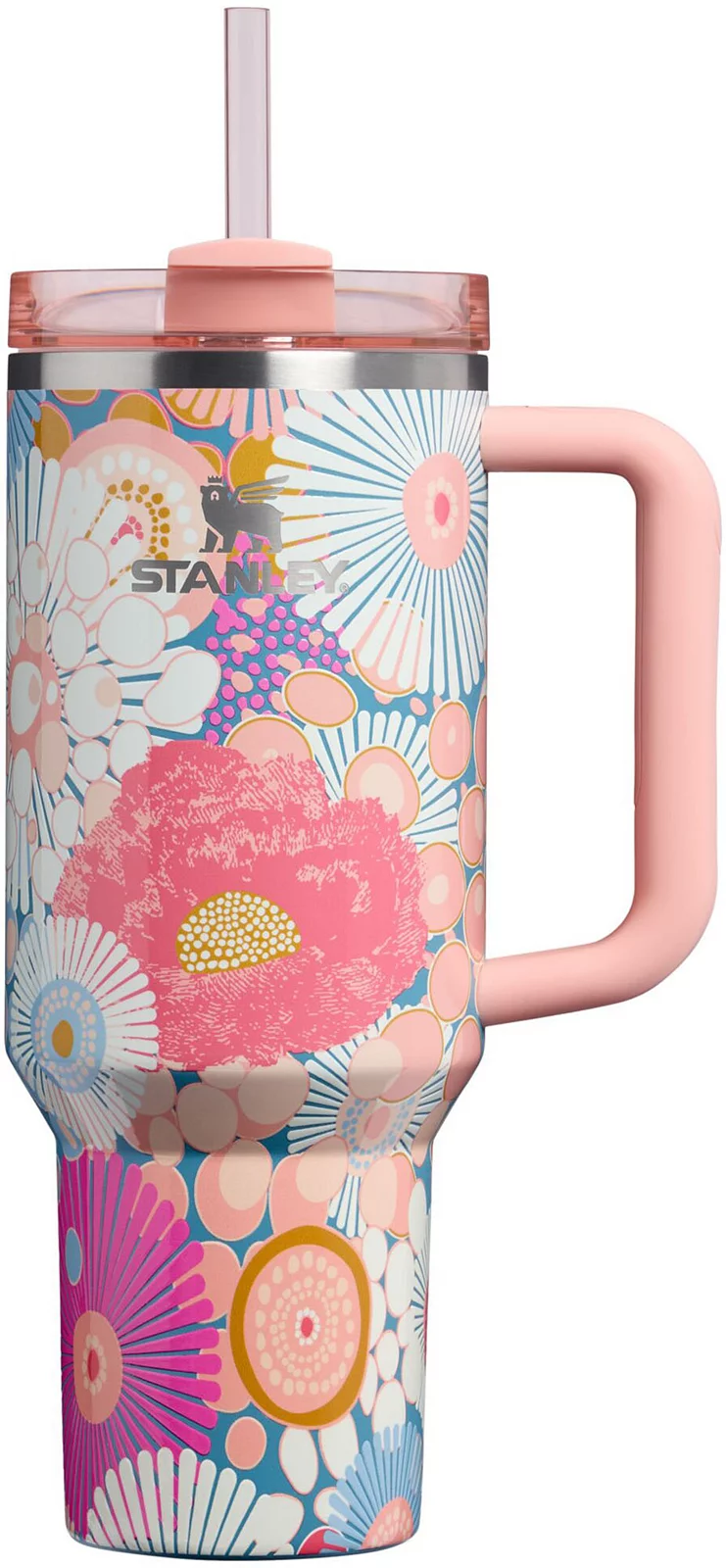 Stanley 40 oz. Quencher H2.0 FlowState Tumbler - Sorbet Wildflower