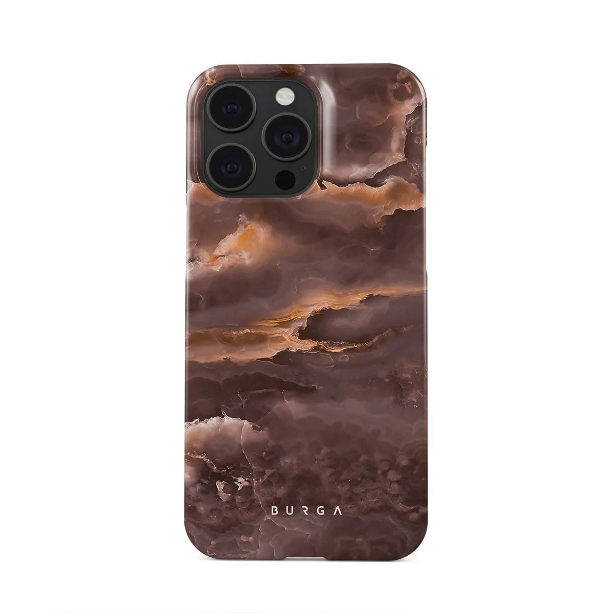 Fire Wood - Brown Marble iPhone 15 Pro Max ケース