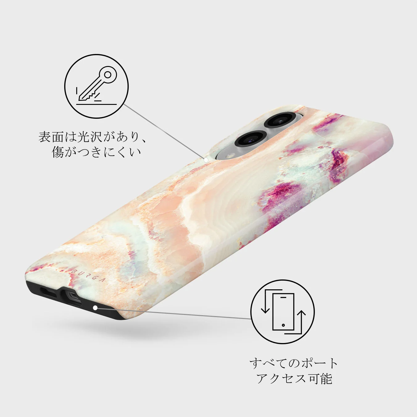 Berry Sorbet - Samsung Galaxy S25 Edge ケース