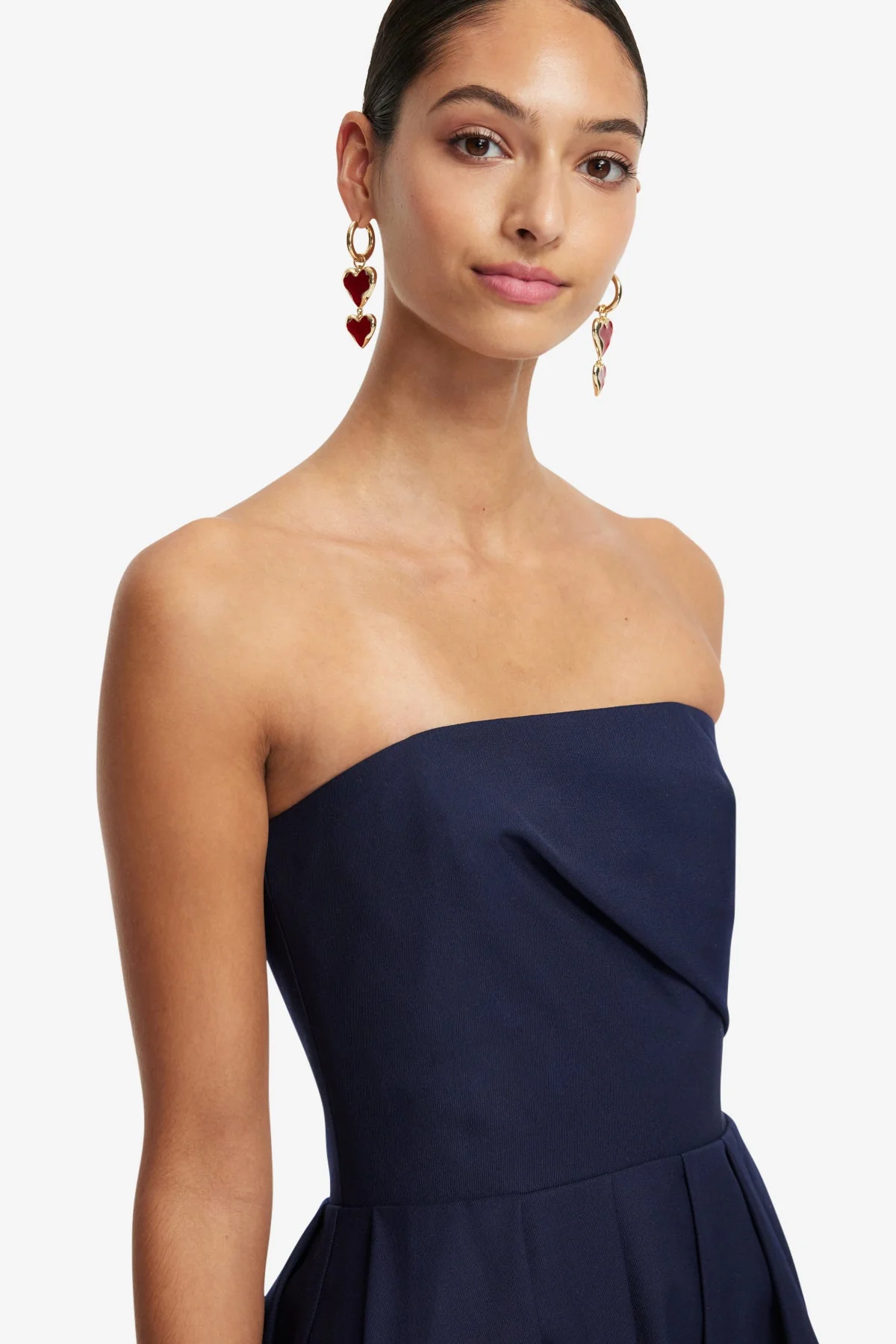 Lynn Bustier Midi Dress - Indigo