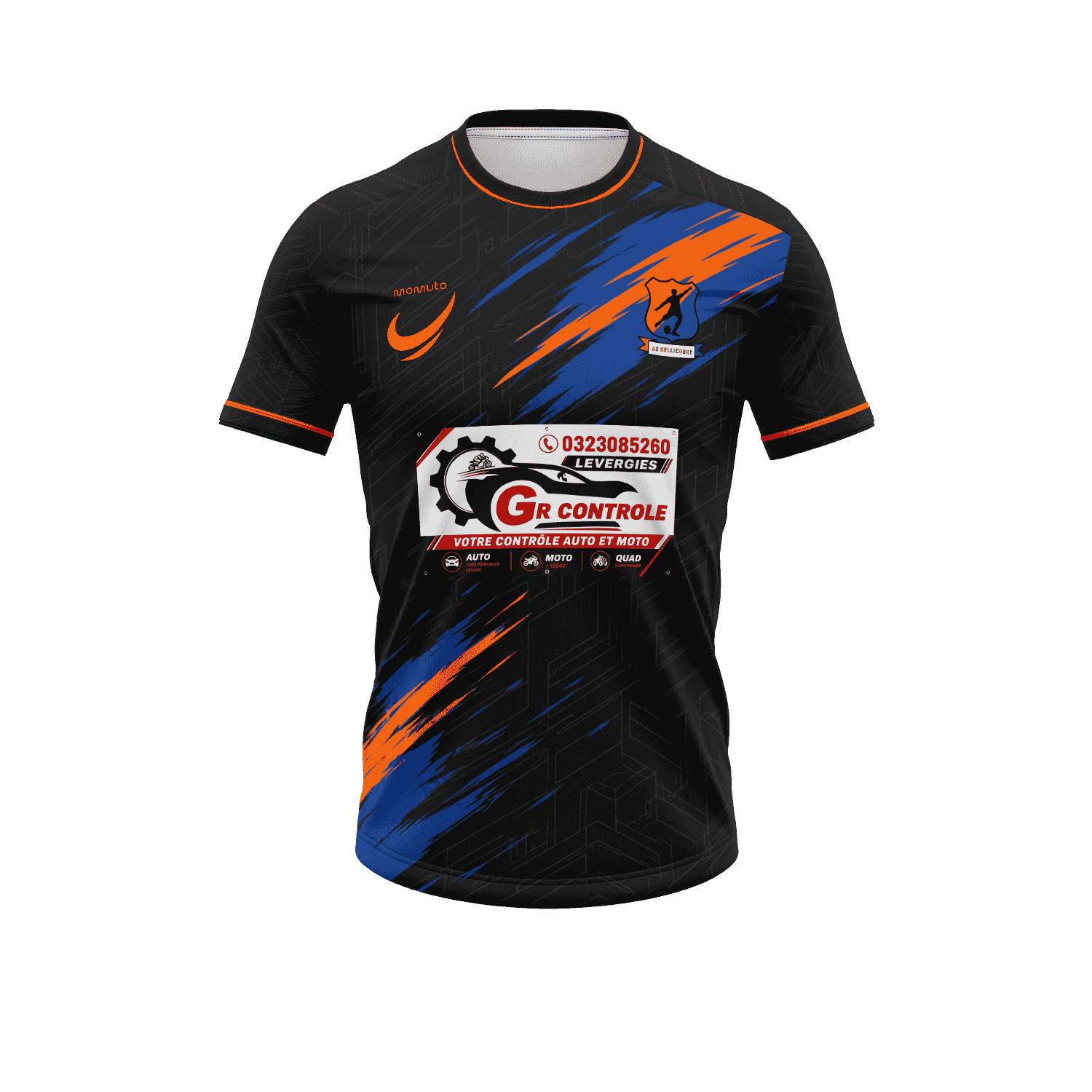 AS Bellicourt — Maillot Personnalisé