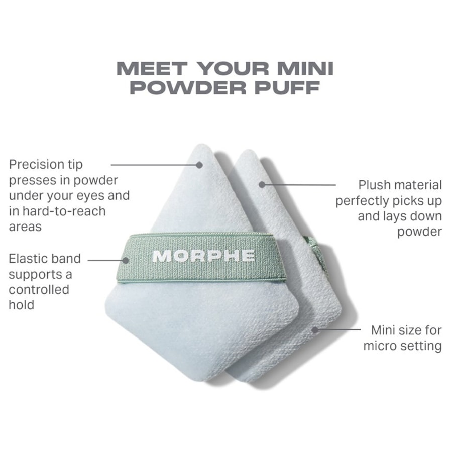 Morphe Gąbki Mini Powder Puff Trio