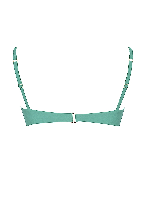 Eucalyptus Ruched Bikini Top