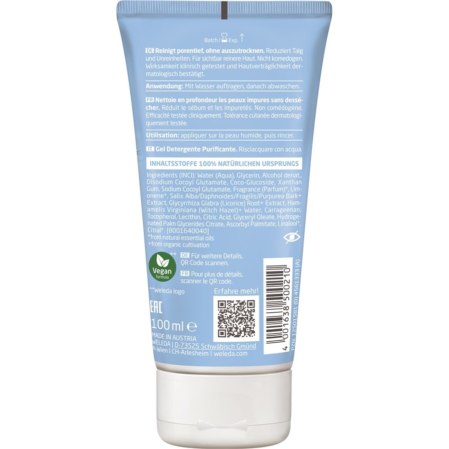 WELEDA Cleansing Oczyszczający żel do mycia