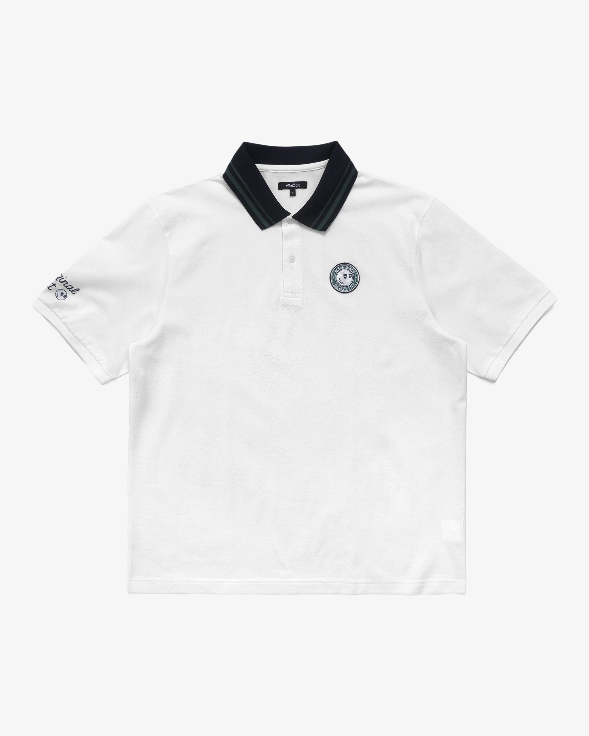 Buckets Club Founders Tipped Pique Polo