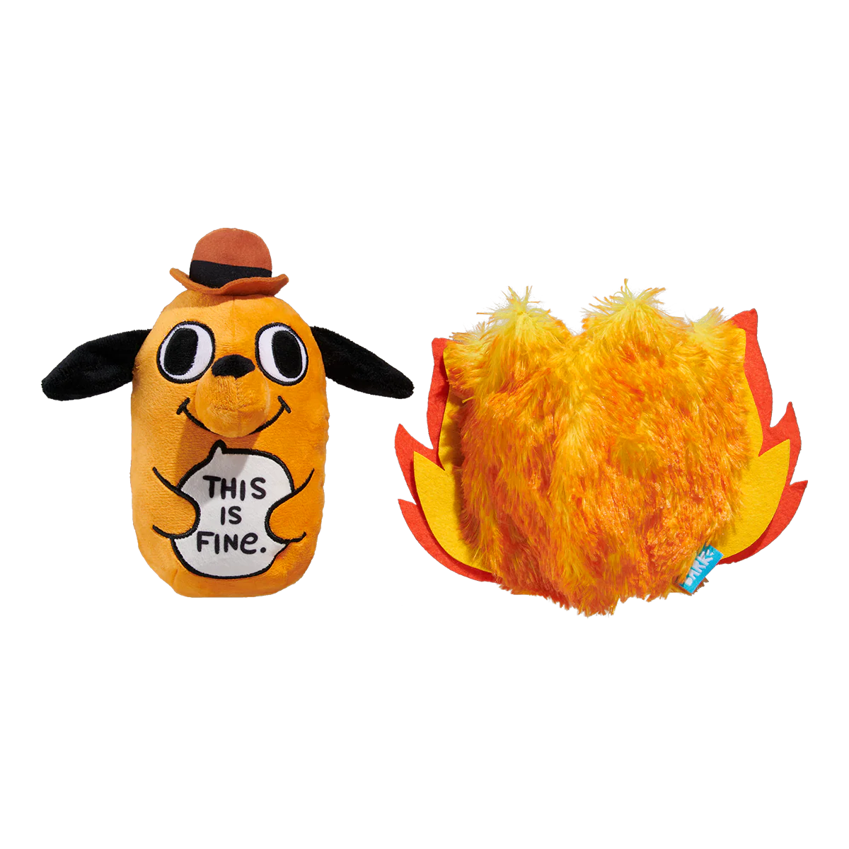 This is Fine Plush Multi-Part + Enrichment Dog Toy