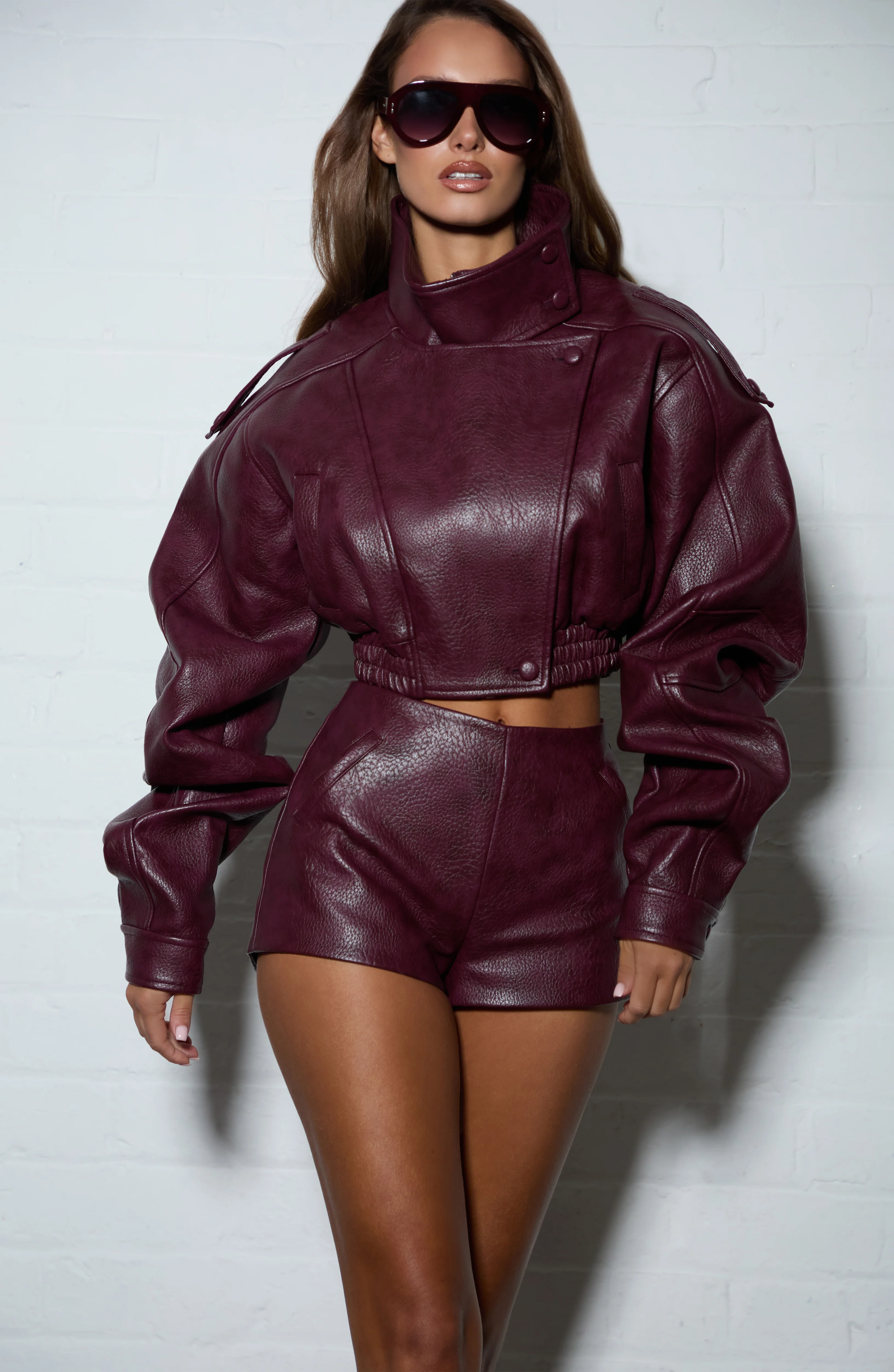 Bailey Jacket - Cherry Lacquer
