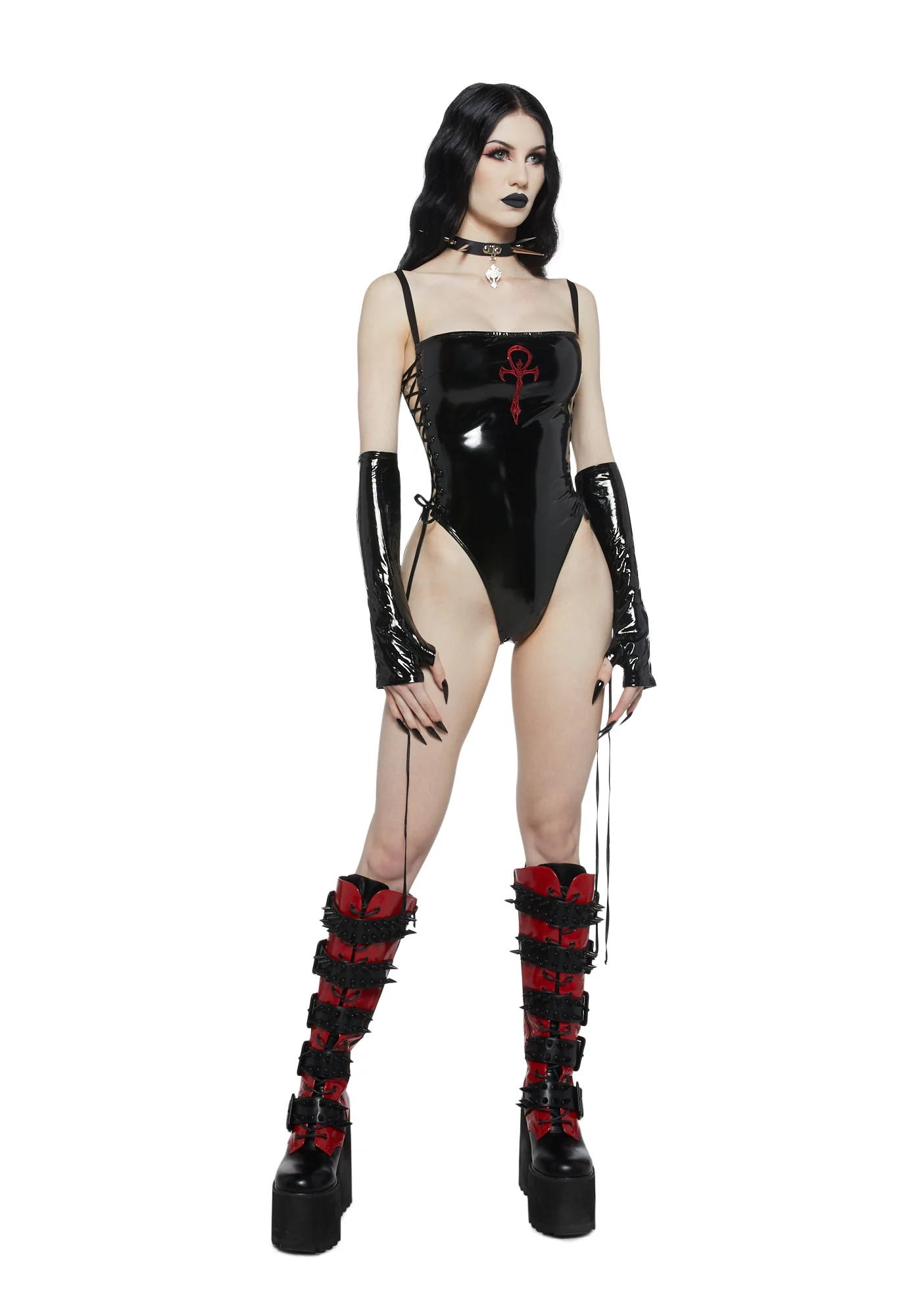Eternal Connections Vinyl Bodysuit