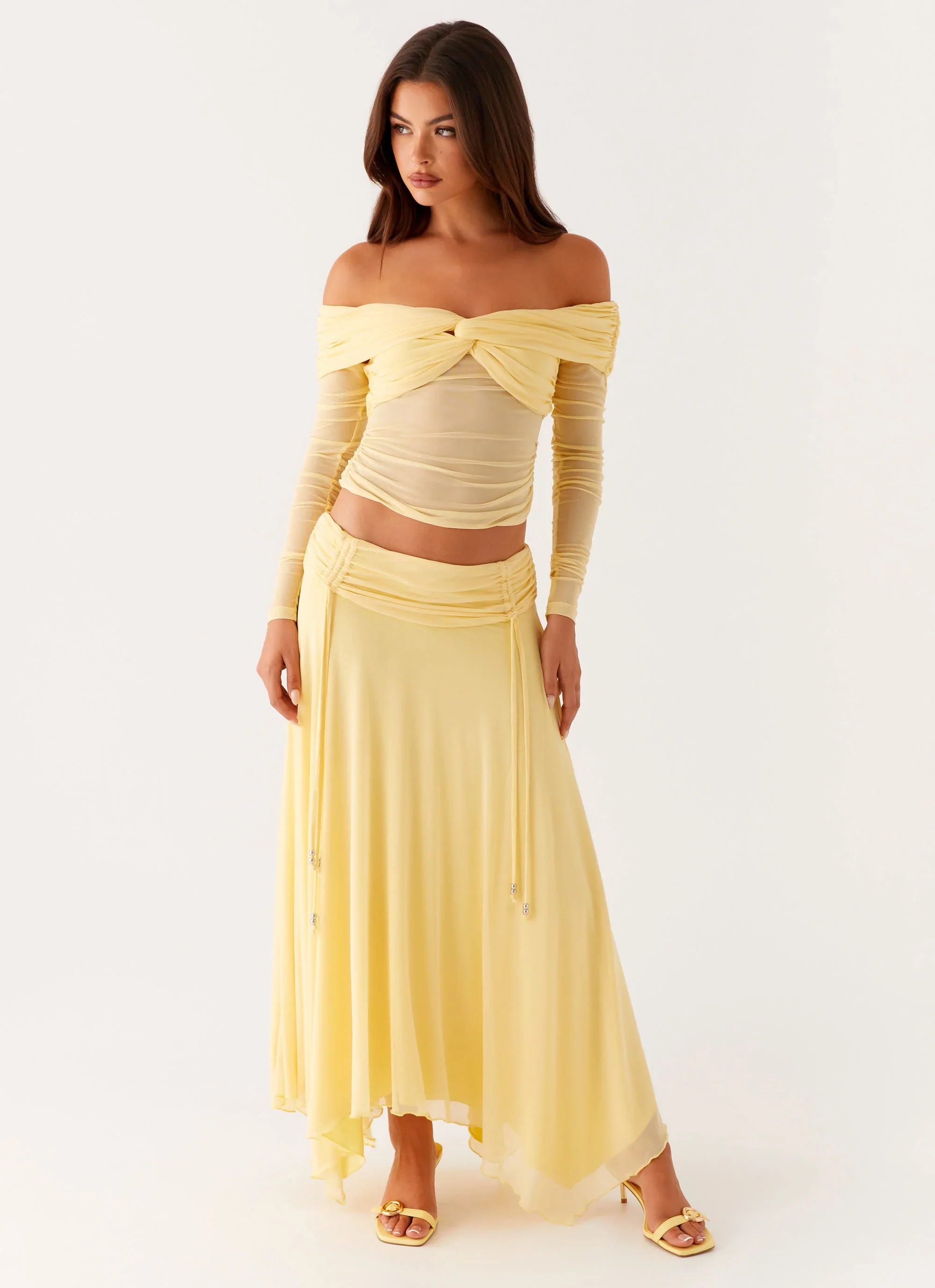 Kirrabilli Midi Skirt - Yellow
