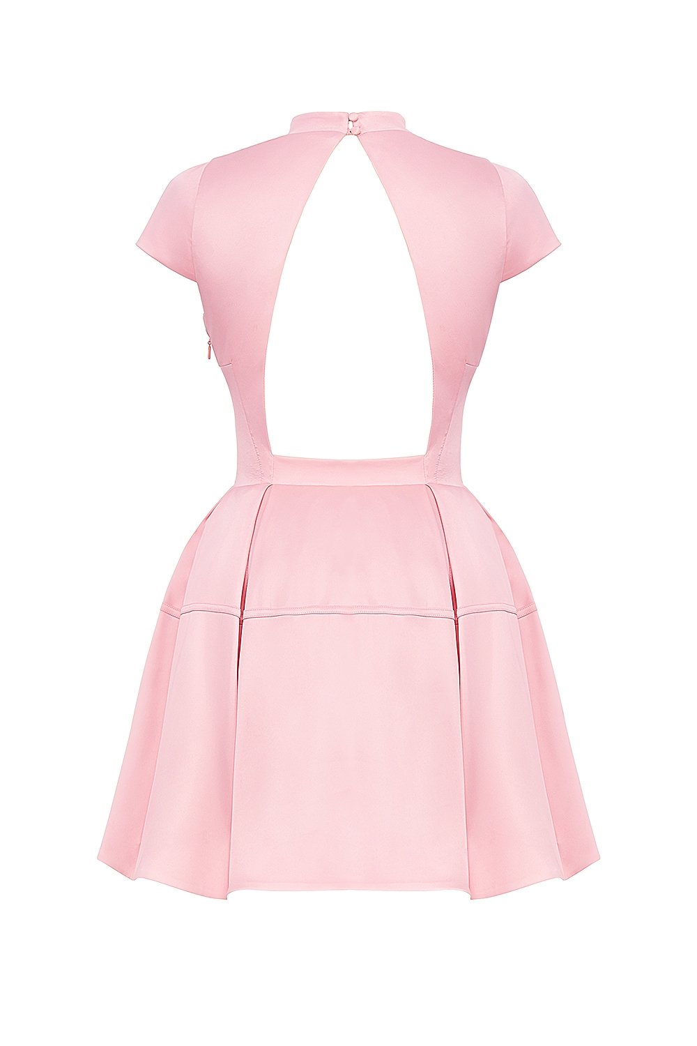Parisian Pink Backless Mini Dress
