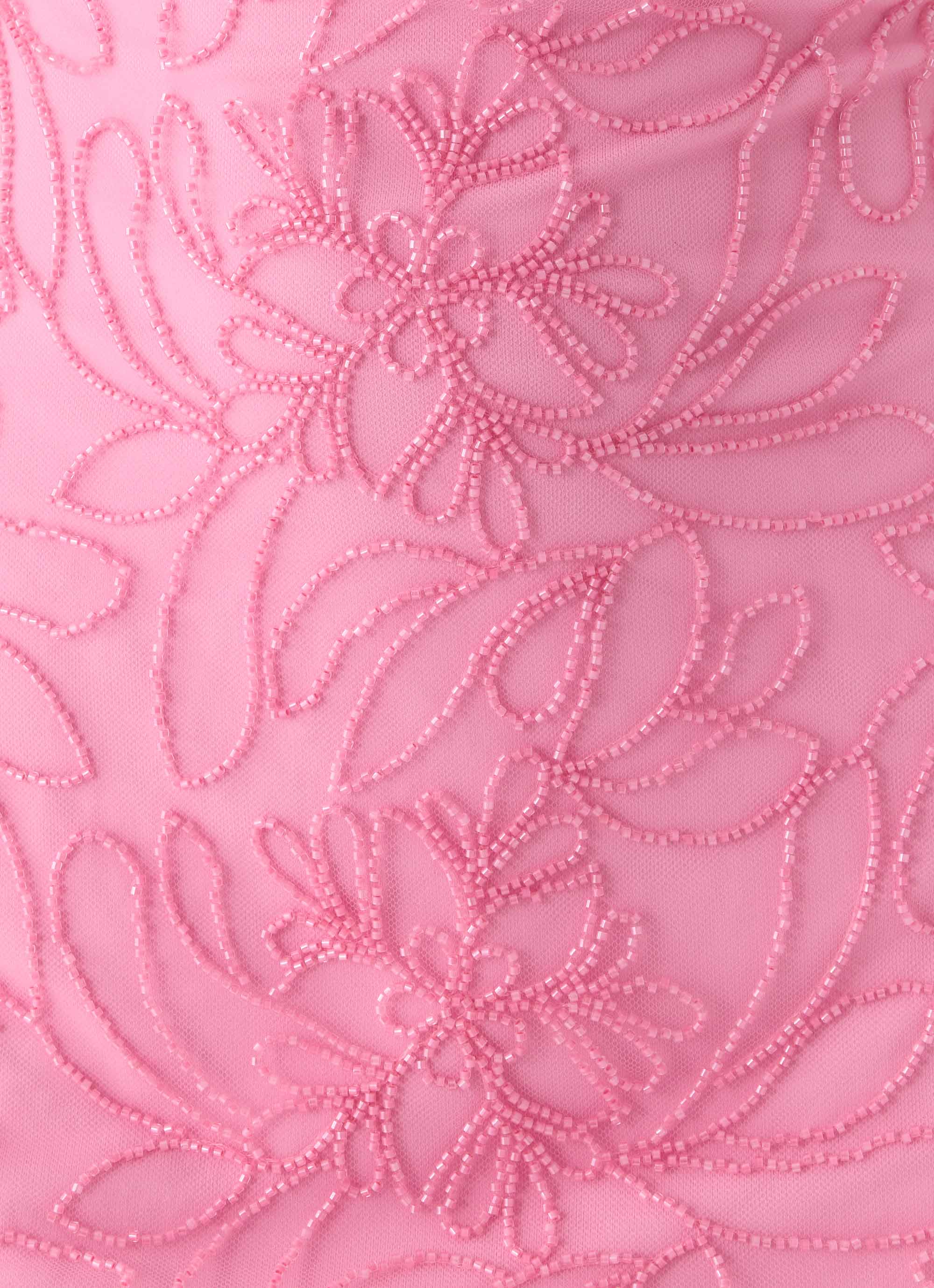 Dangerous Kind Beaded Mini Dress - Pink - luluinthesky