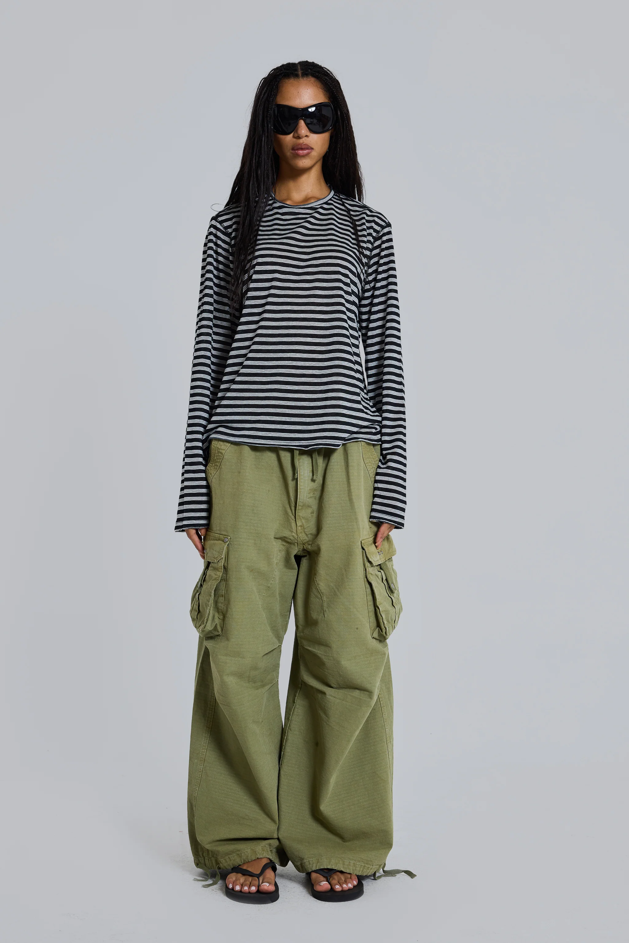Stripe Long Sleeve Top