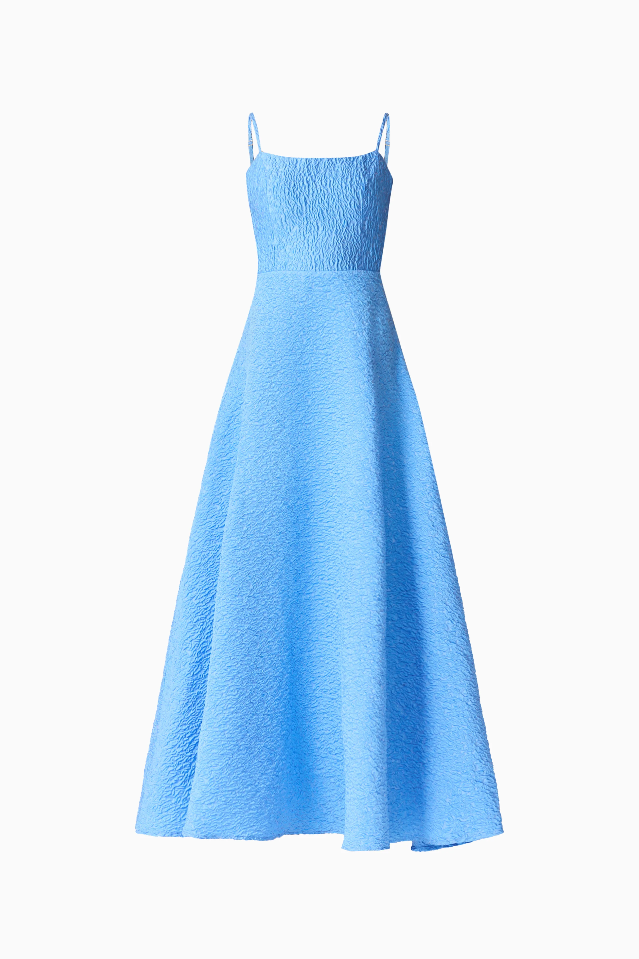 Briallen Jacquard Gown in Blue