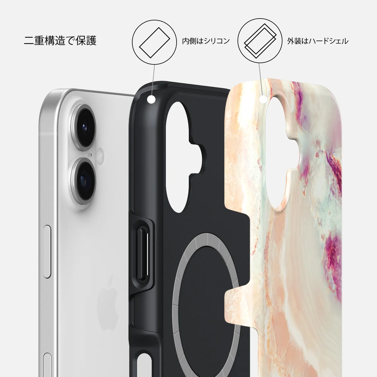 Berry Sorbet - iPhone 17 ケース
