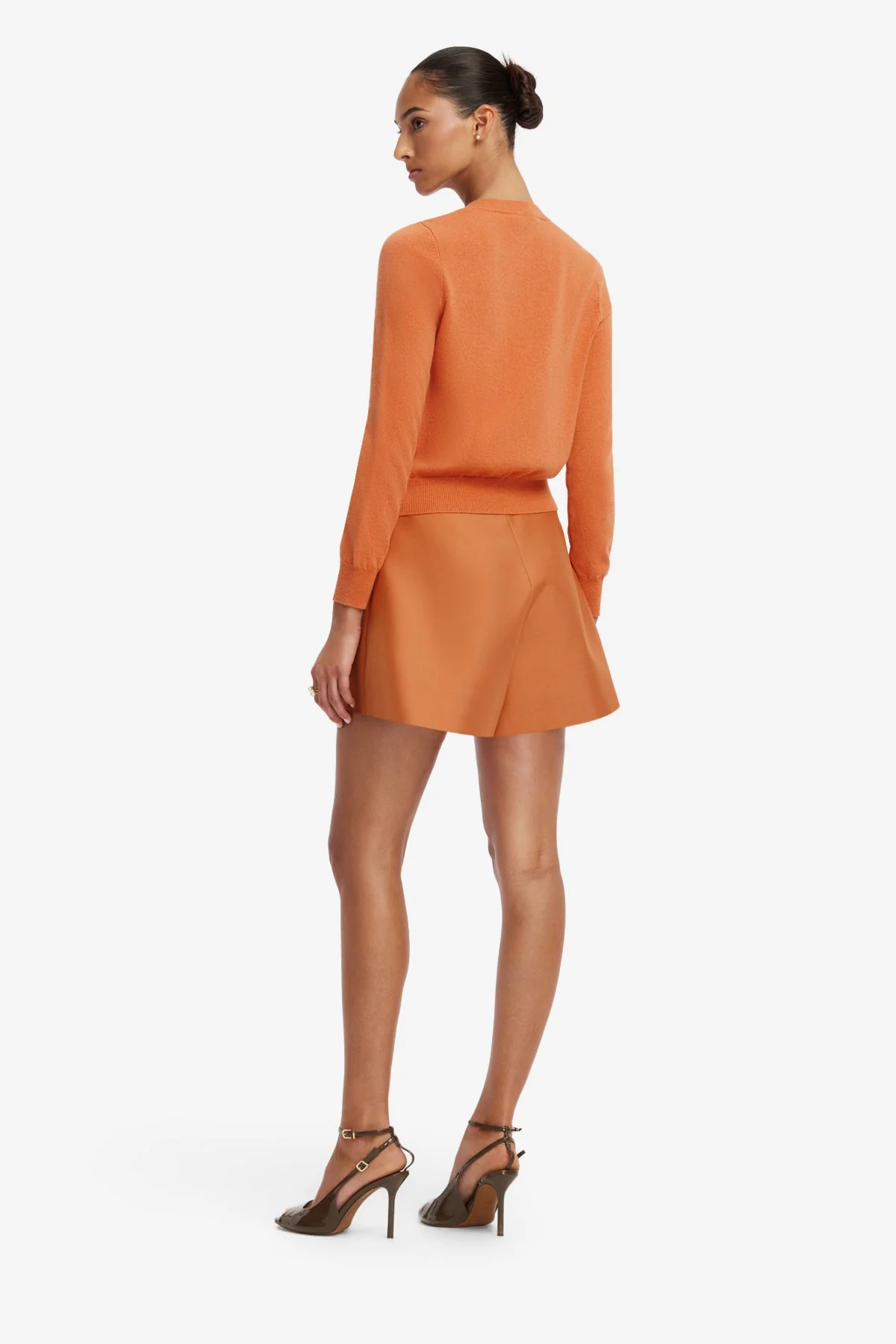 Claire Embellished Cashmere Blend Cardigan - Ochre