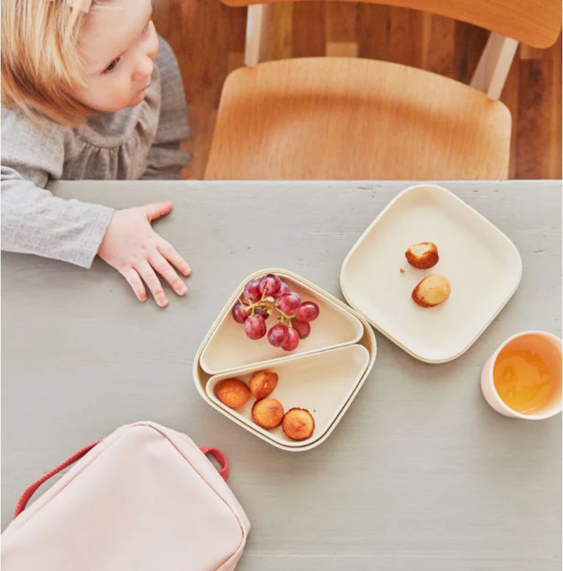 Vogeelle Square Bento Lunch Box - Off White