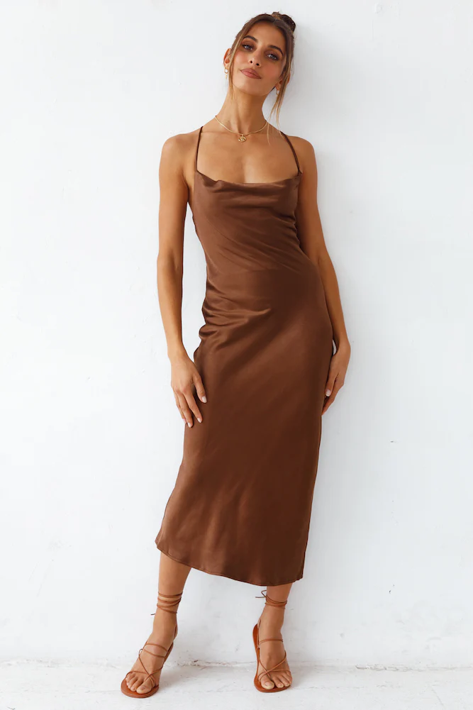 Sanctuary Maxi Dress Brown