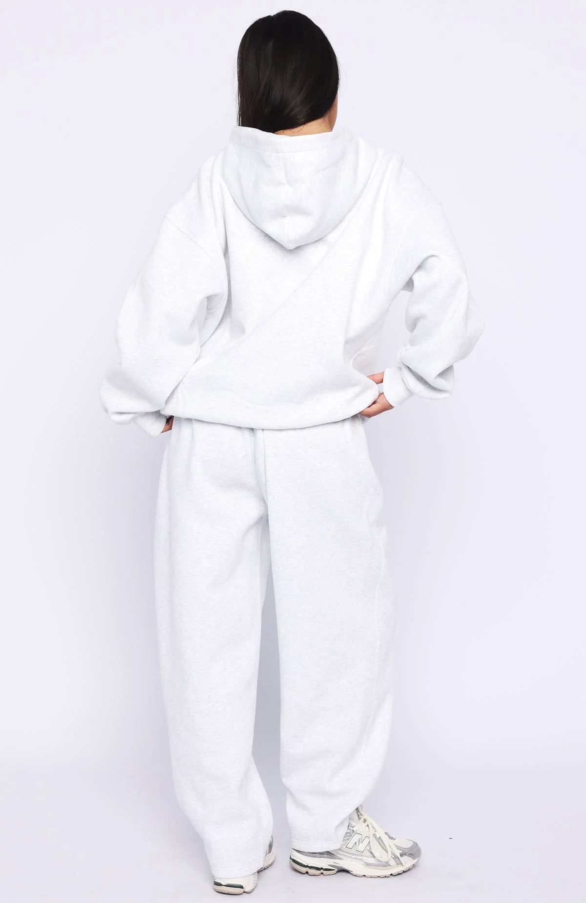 Know What You Want Barrel Leg Sweatpants Grey Marle