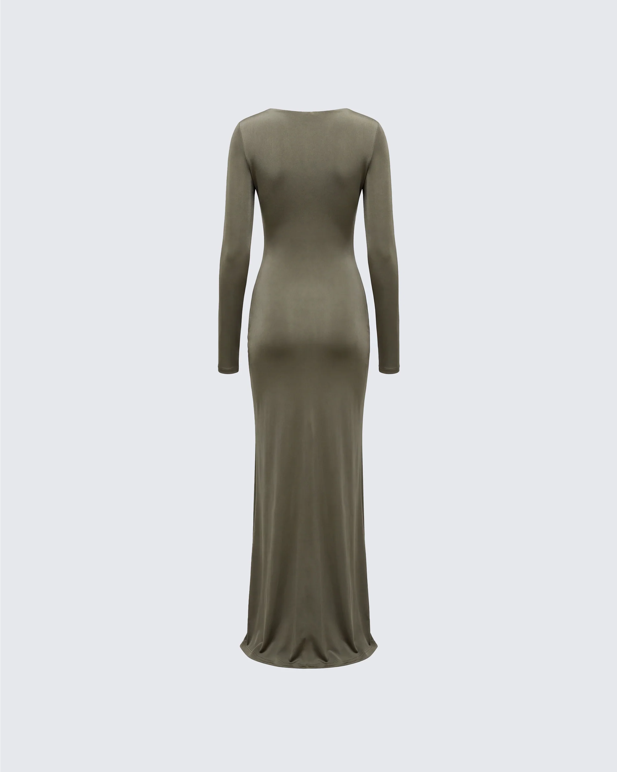 Isley Green Cut Out Ruched Maxi Dress