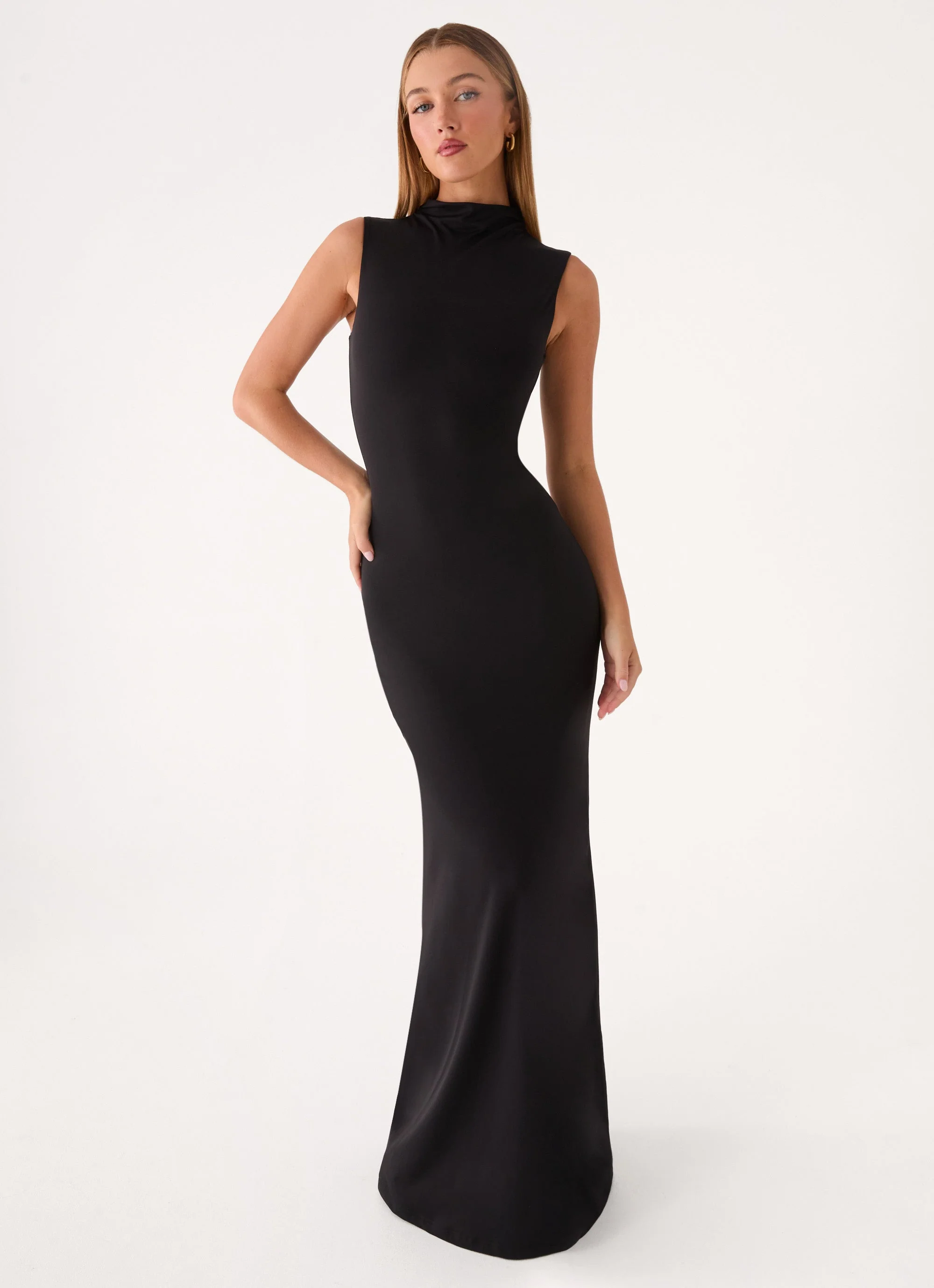 On My Time Maxi Dress - Black - luluinthesky