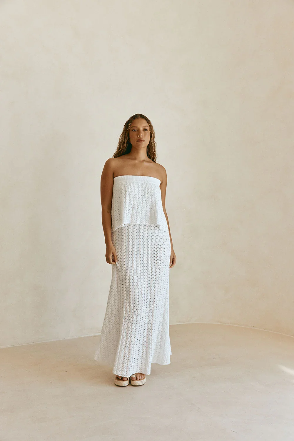 Maria Dress - White