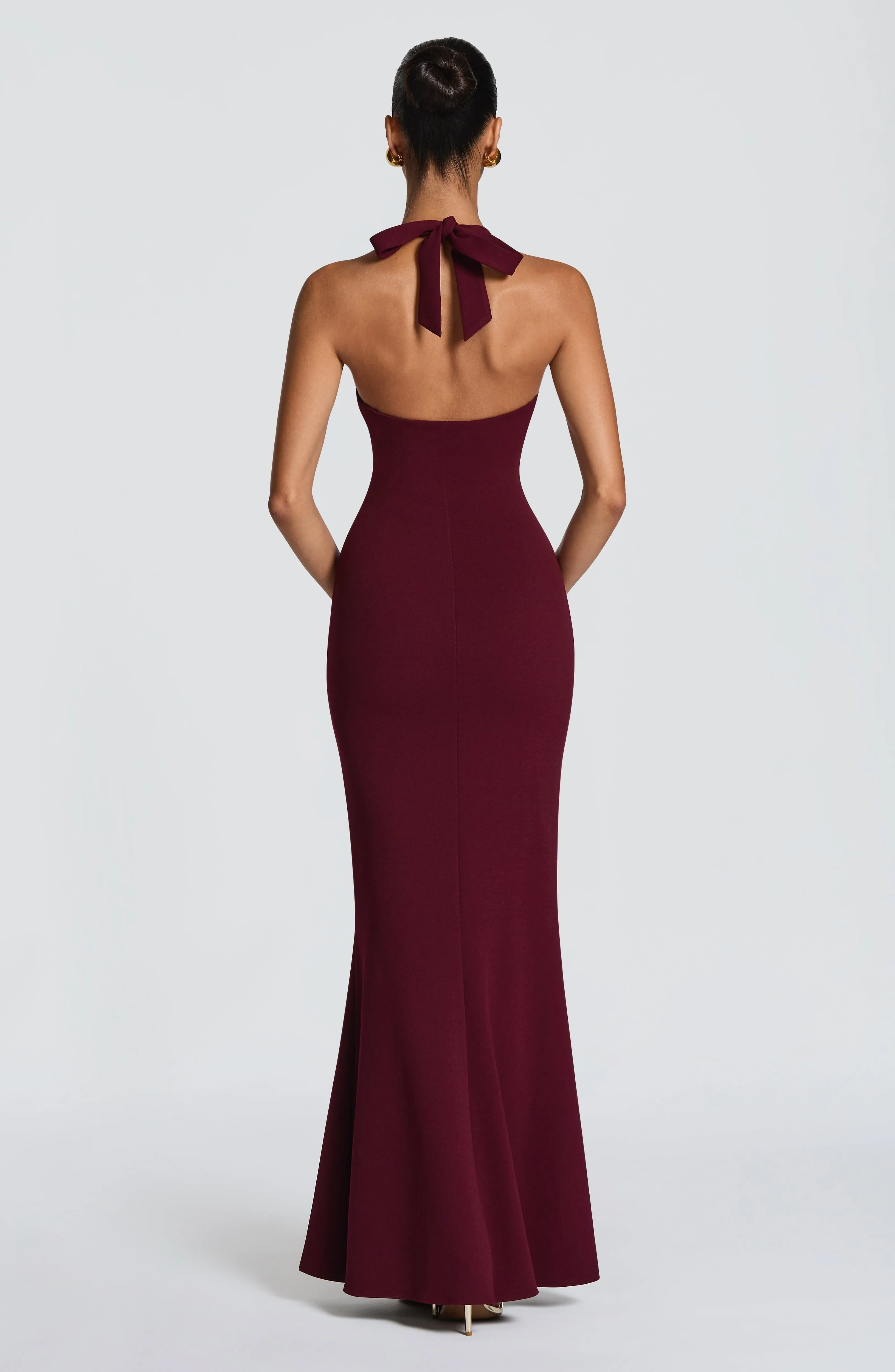 Fern Maxi Dress - Cherry Lacquer