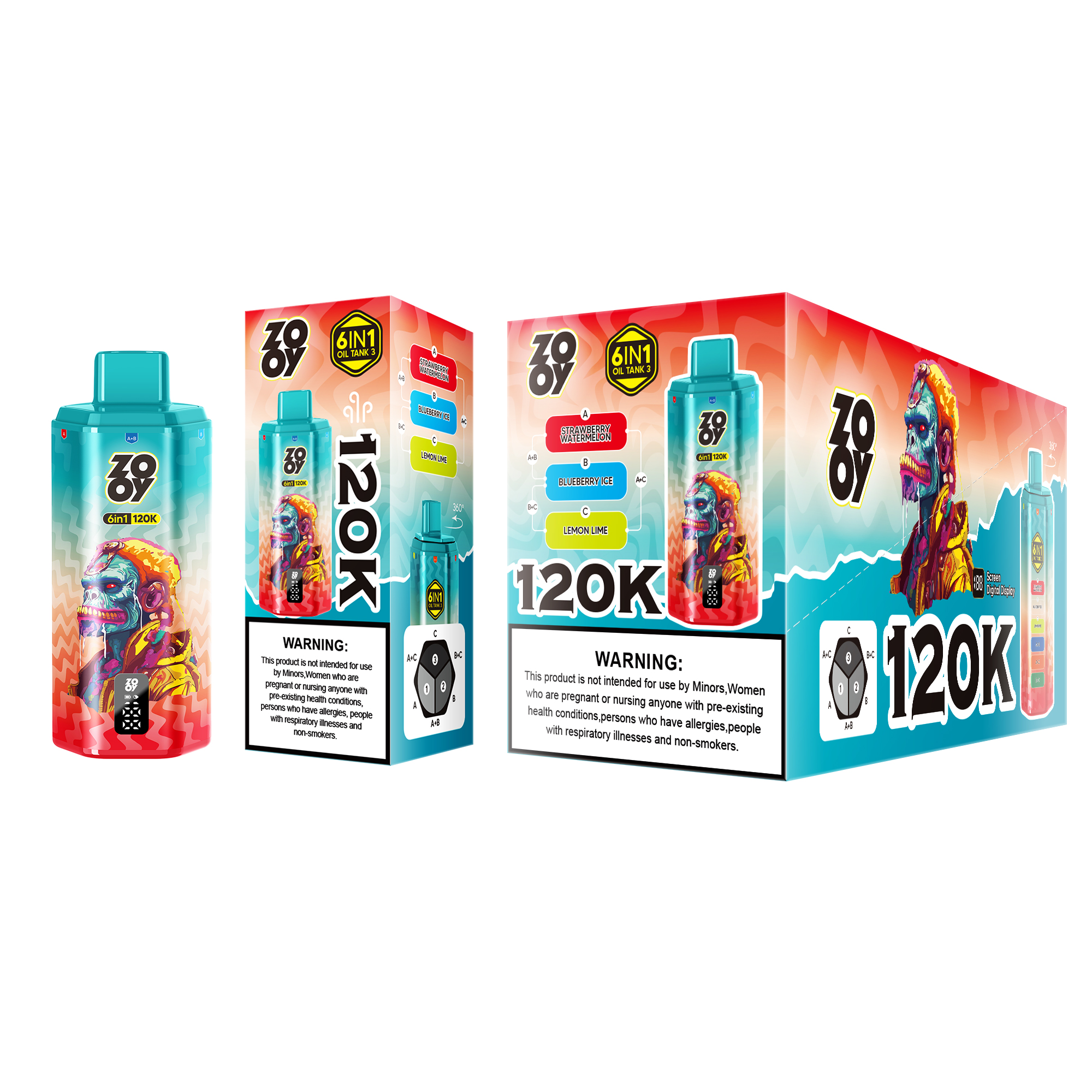 ZOOY TANK 120K/1 BOX(10 PCS)