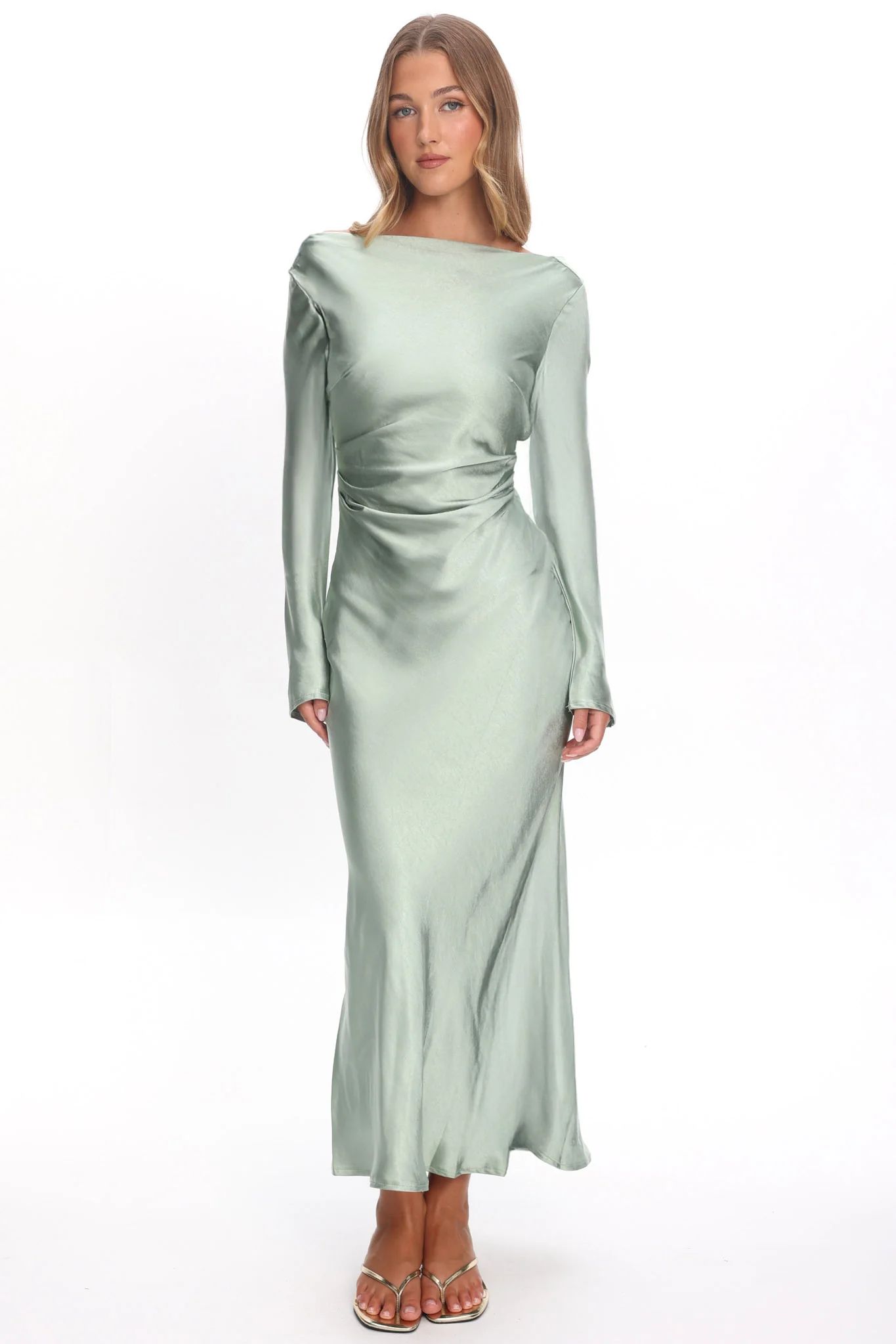 Cheer Backless Halter Mini Dress Las Palmas