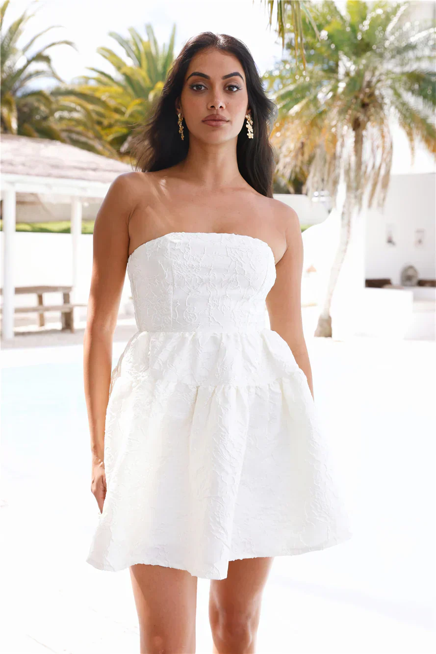 Silhouette Of Dreams Strapless Mini Dress