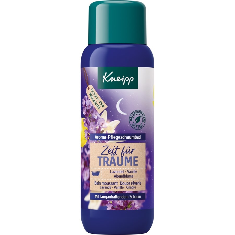 Kneipp Pianka i krem do kąpieli Aromatyczny płyn pielęgnujący do kąpieli Czas na marzenia