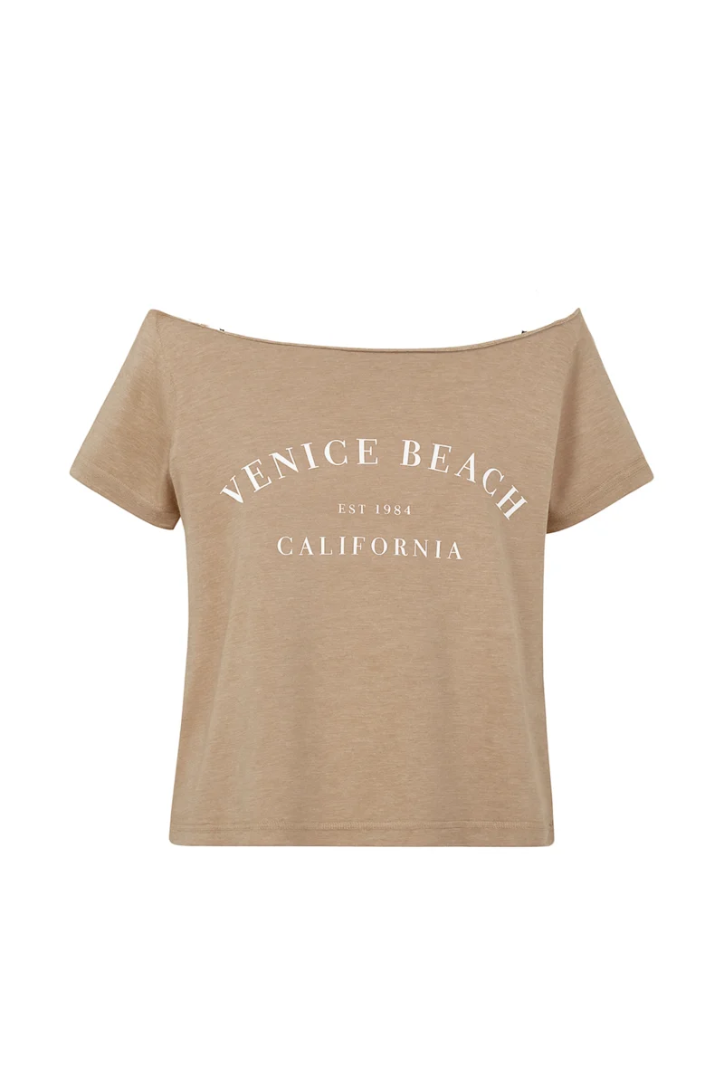 Venice Beach Distressed Graphic Tee