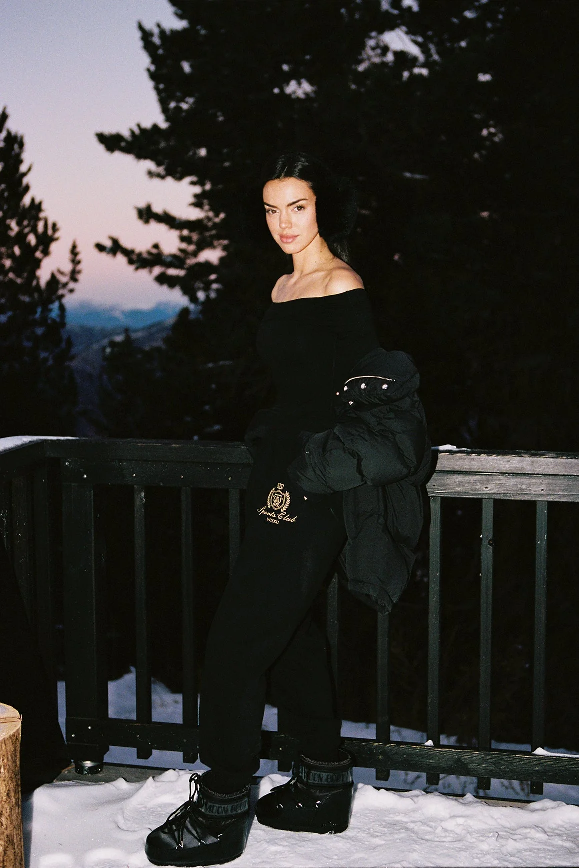 Long Sleeve Off Shoulder Pleated Bodysuit