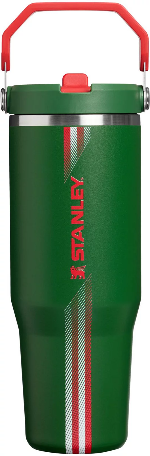 Stanley 30 oz. IceFlow 2.0 Flip Straw Tumbler - Team Dark Green Red