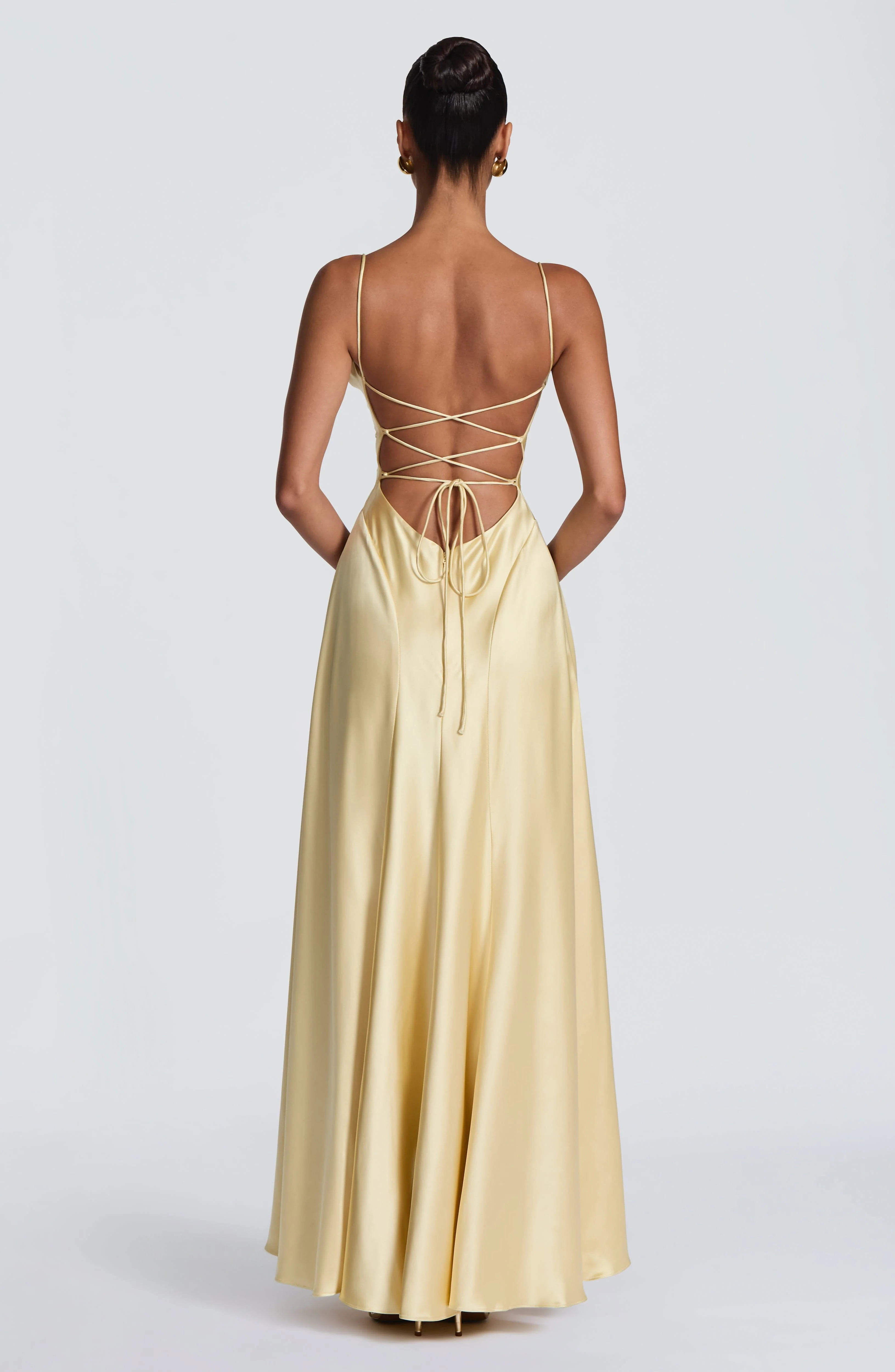 Adelina Maxi Dress - Lemon