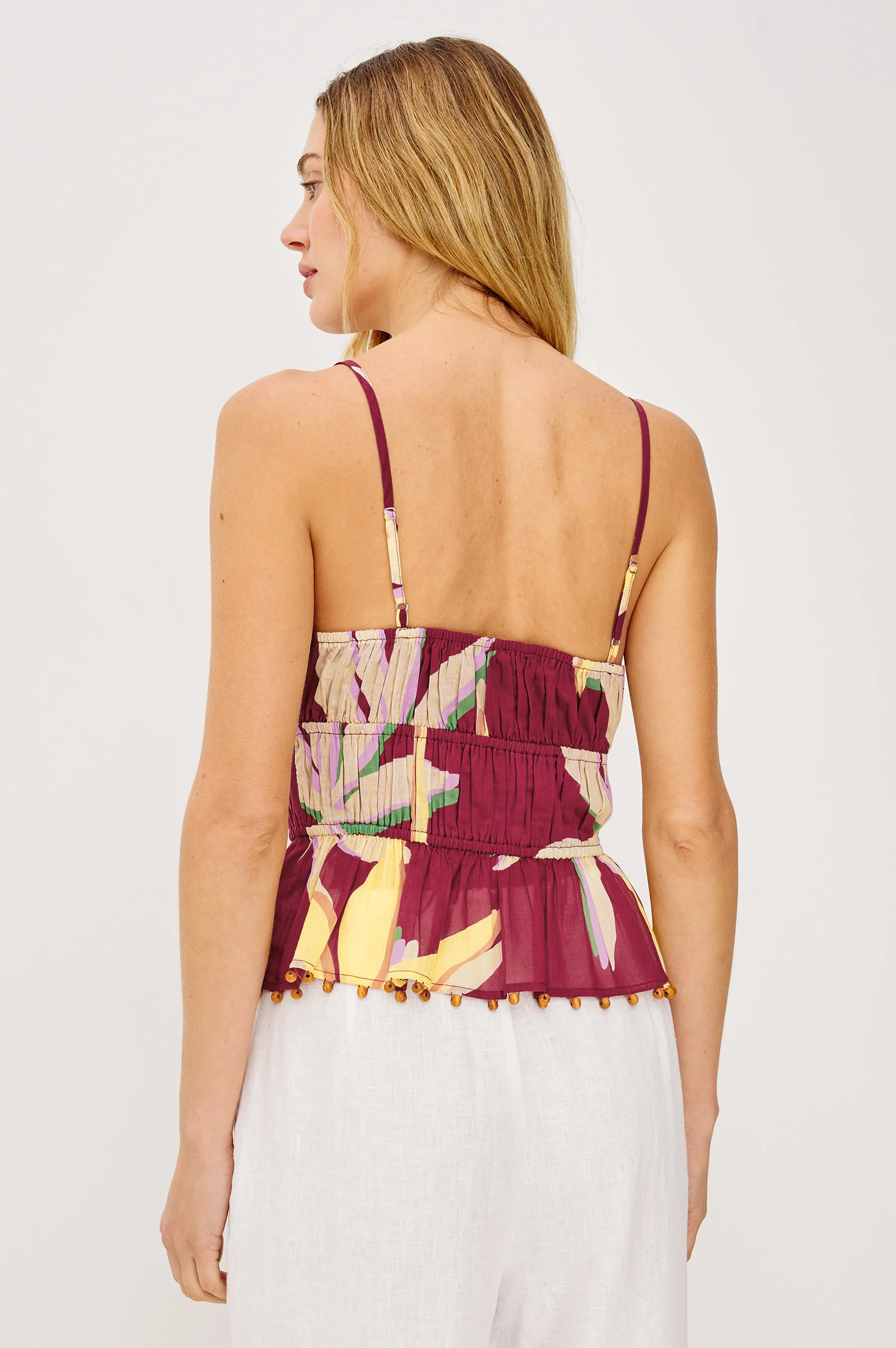 Theda Tank - Red Palma
