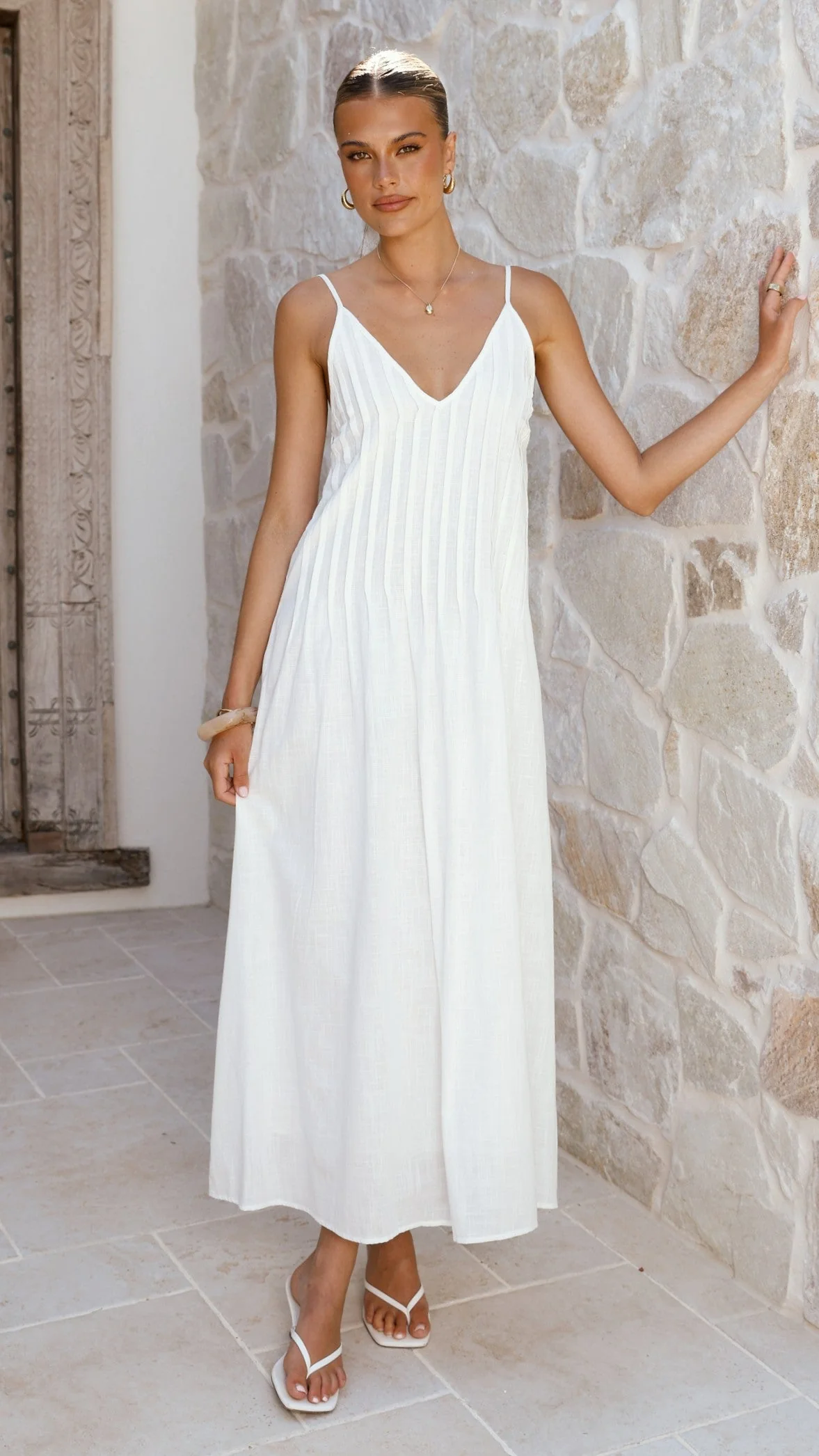 Aspen Maxi Dress - White