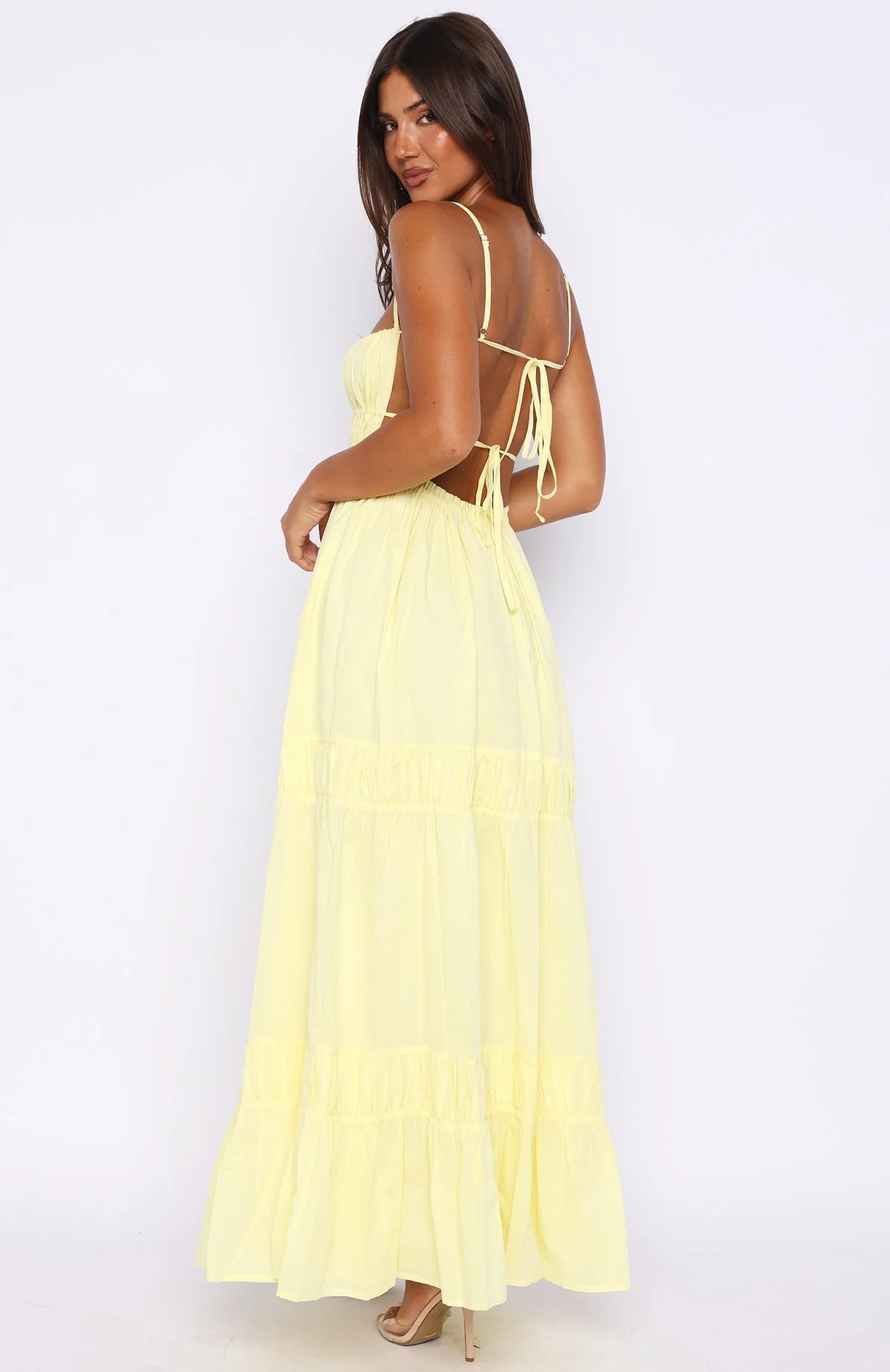 Rumour Has It Maxi Dress Lemon