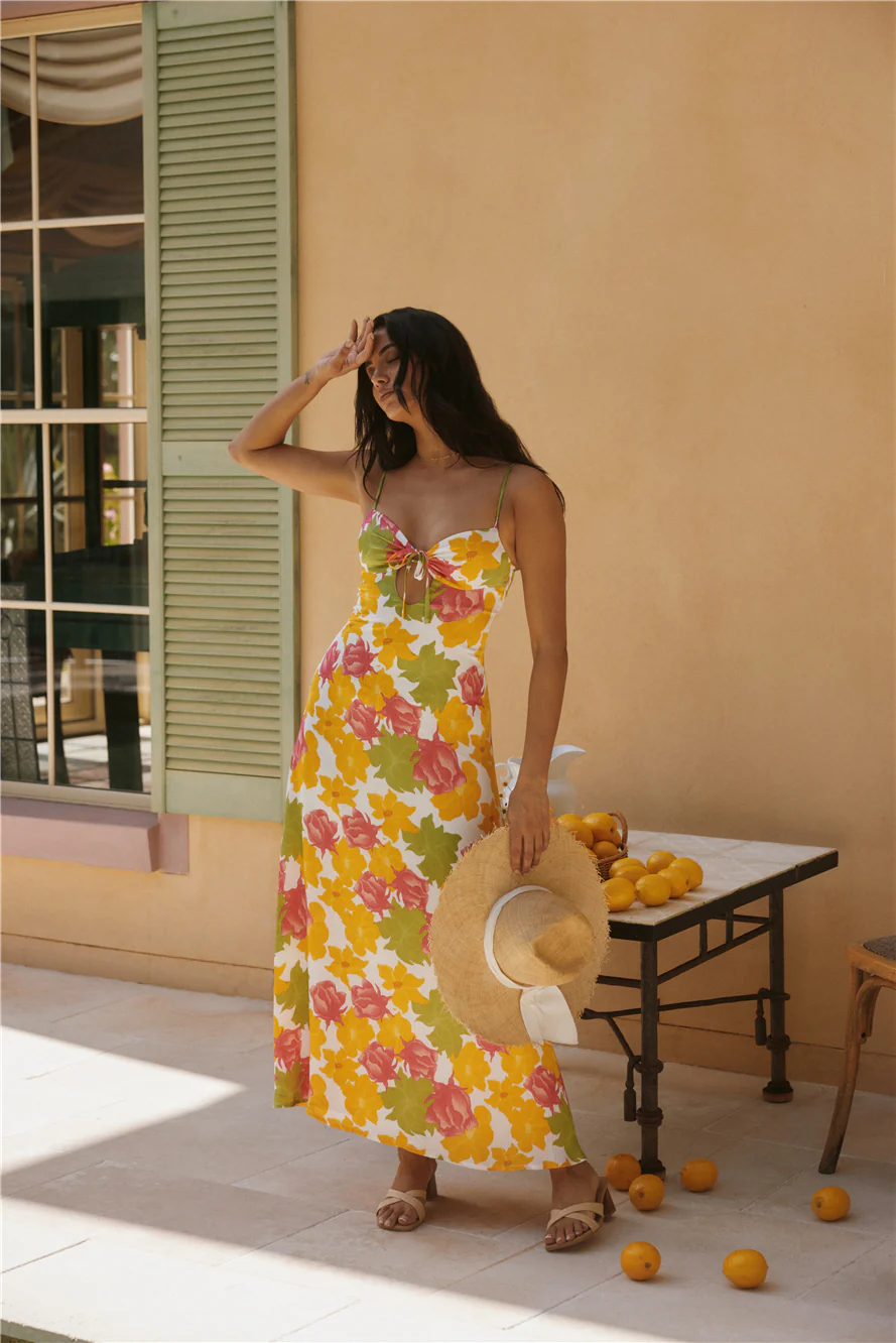 Warm Regards Maxi Dress Print