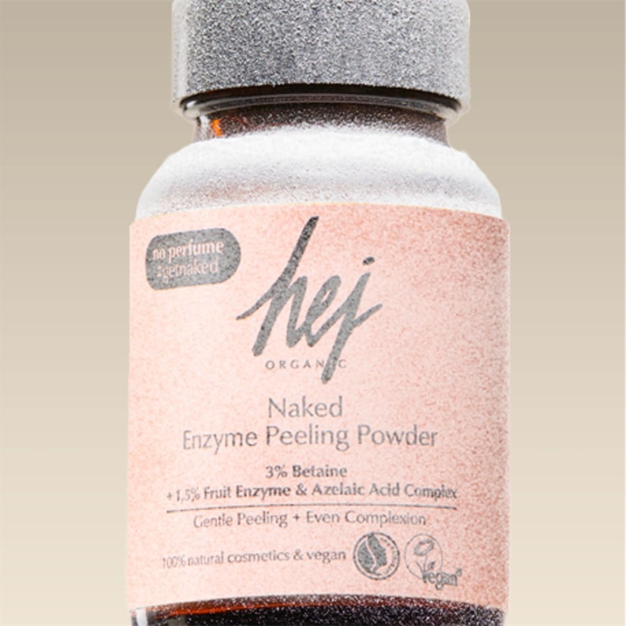 Hej Organic Maseczki i peelingi Peeling enzymatyczny Naked Enzyme Peeling Powder