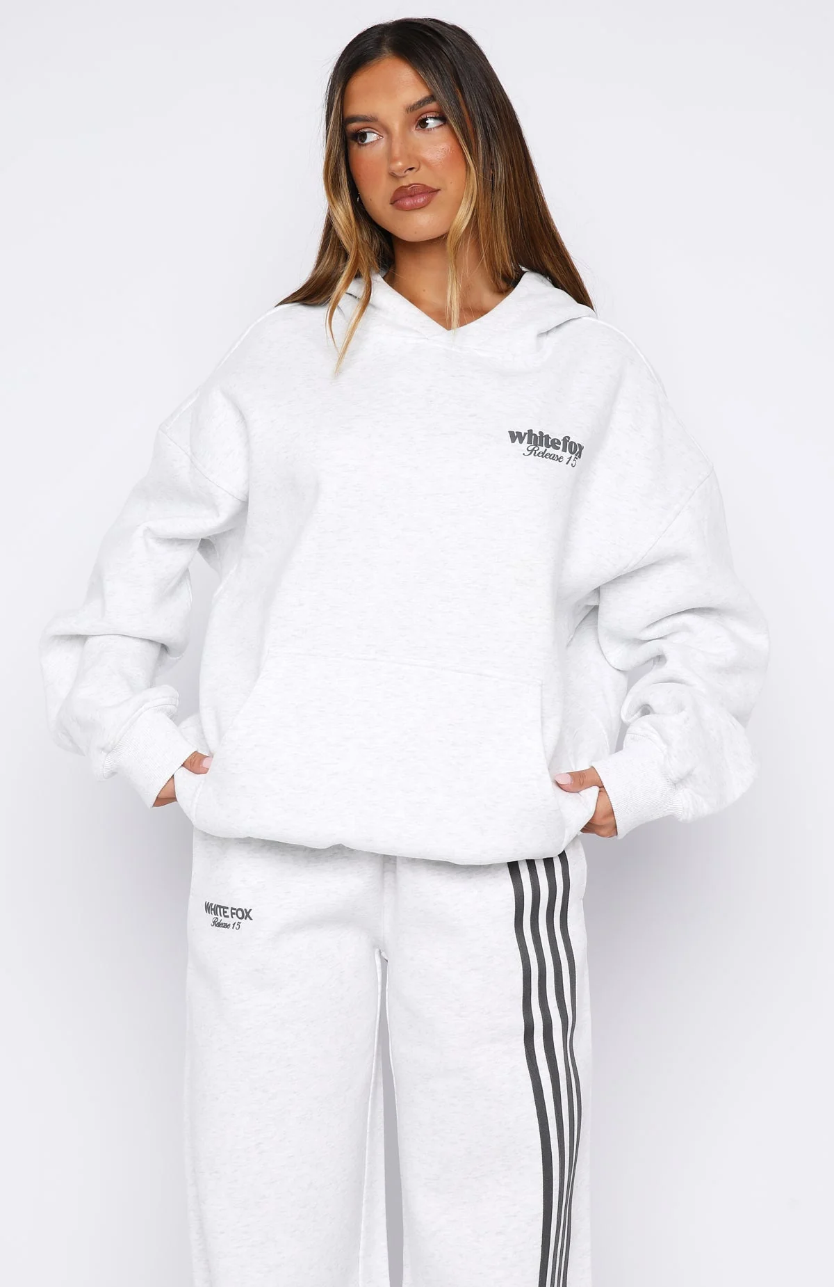 Release 15 Kiana Oversized Hoodie Grey Marle